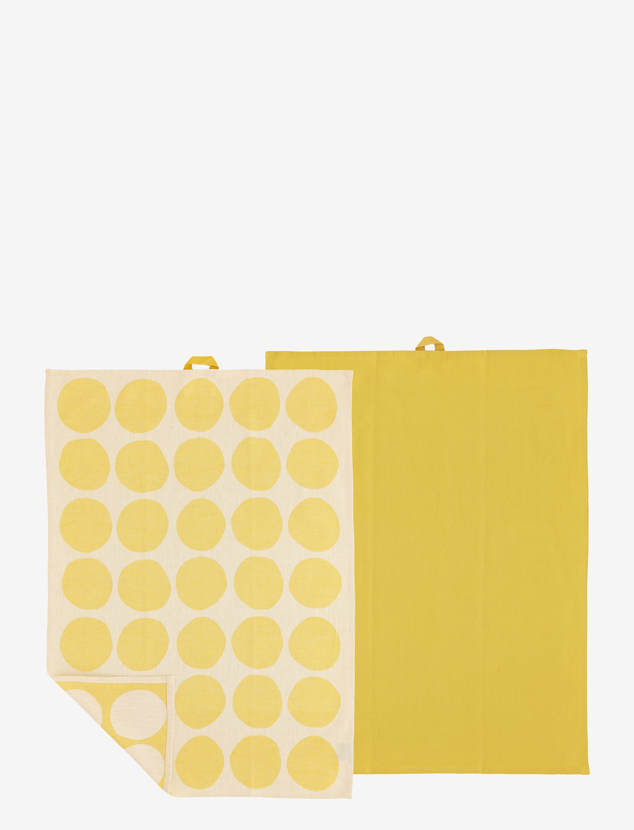 Södahl - Tea towel Bubbles 2 pcs - die niedrigsten preise - yellow - 0