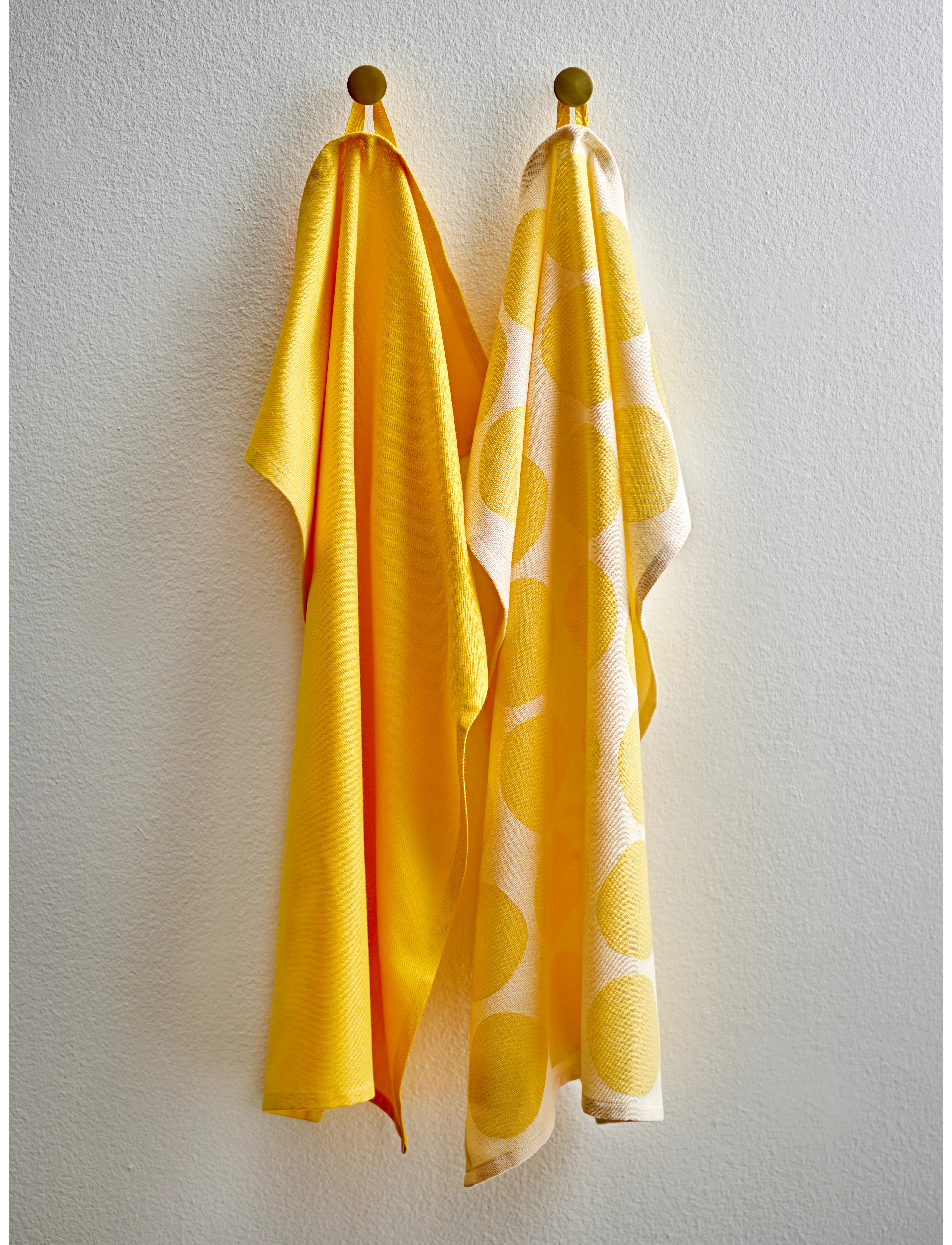 Södahl Viskestykke Bubbles 2 Stk., 50X70 cm x 70, Kitchen Textiles, Gelb - Towels, Homeware