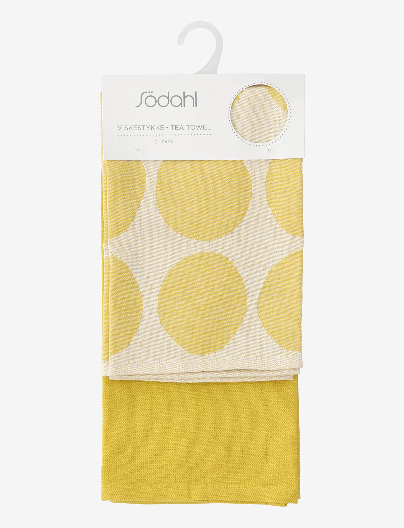 Södahl - Tea towel Bubbles 2 pcs - die niedrigsten preise - yellow - 3