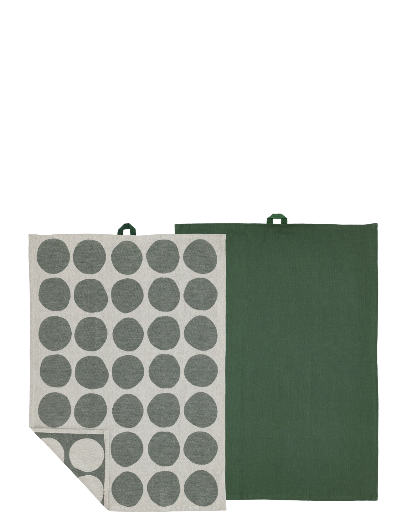 SÖDAHL Viskestykke Bubbles 2 Stk. Grün - 50X70CMx70 - Unisex