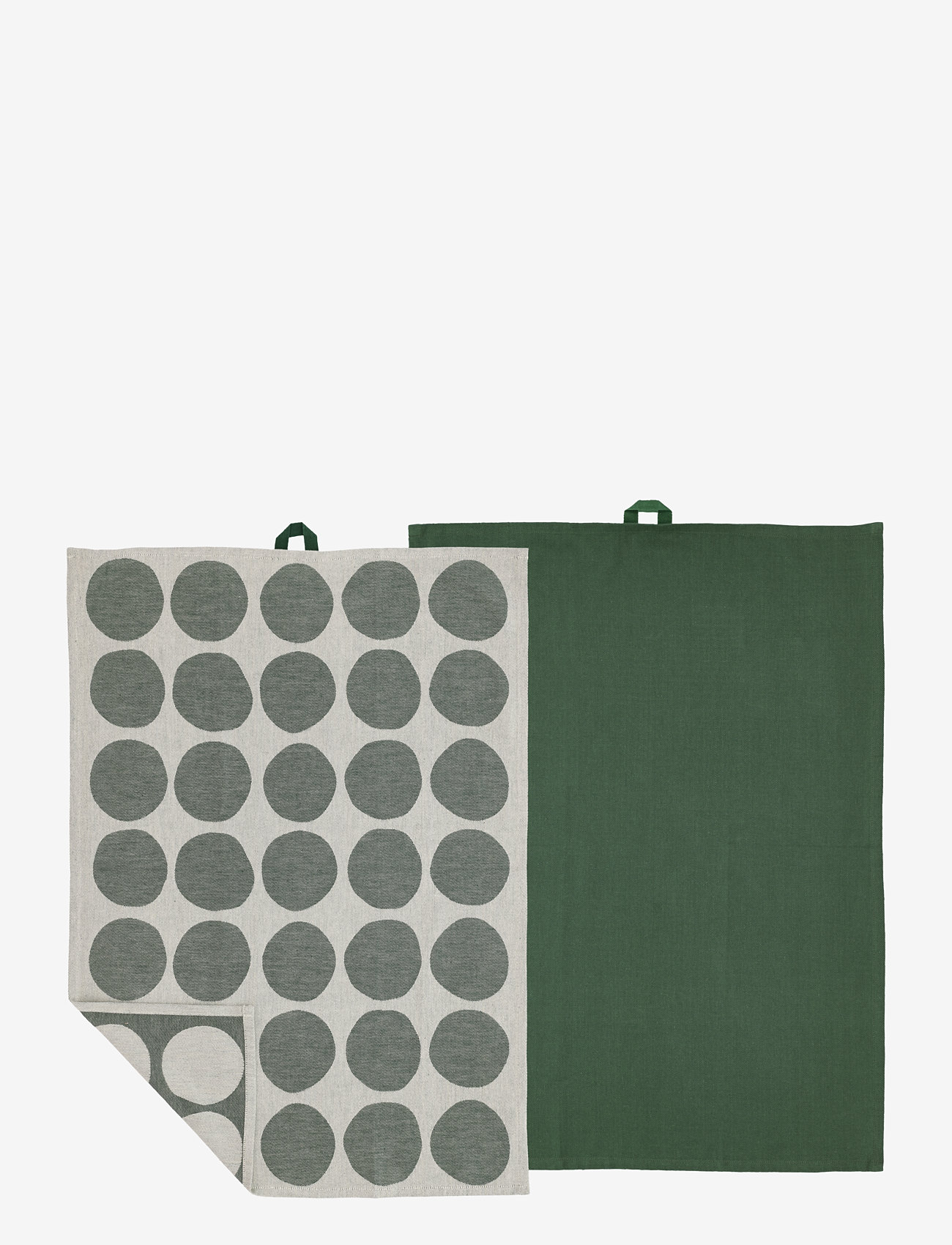 Södahl - Tea towel Bubbles 2 pcs - madalaimad hinnad - pine green - 0