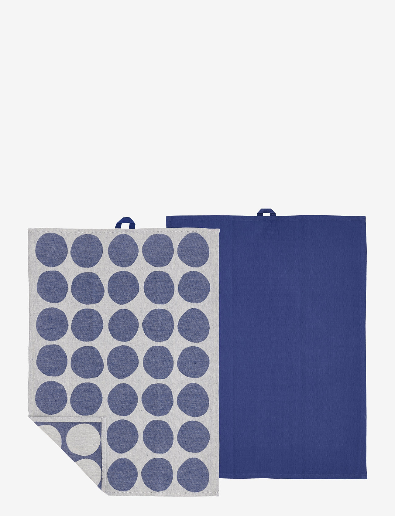 Södahl - Tea towel Bubbles 2 pcs - shop by price - royal blue - 0