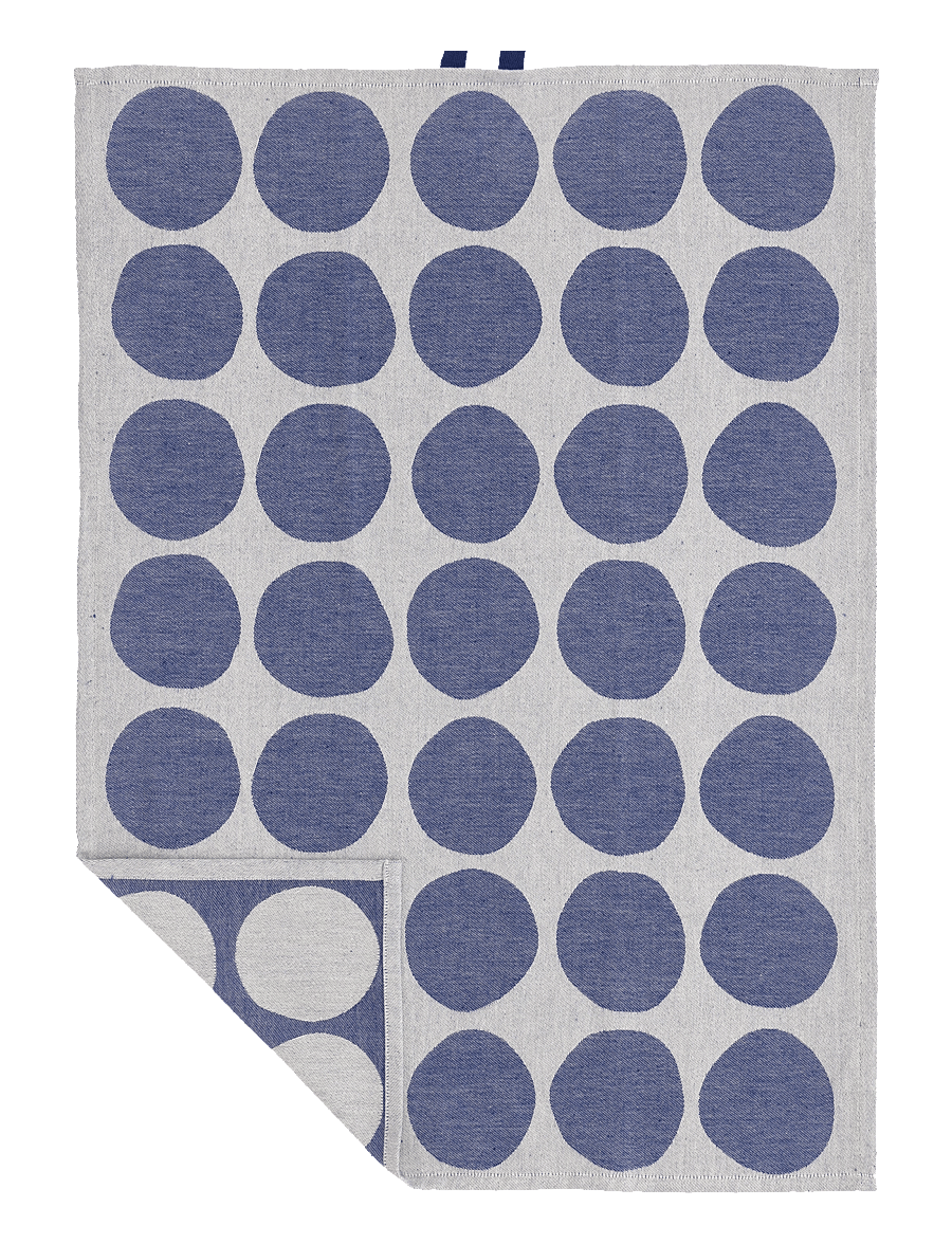 Södahl - Tea towel Bubbles 2 pcs - köögirätikud - royal blue - 2