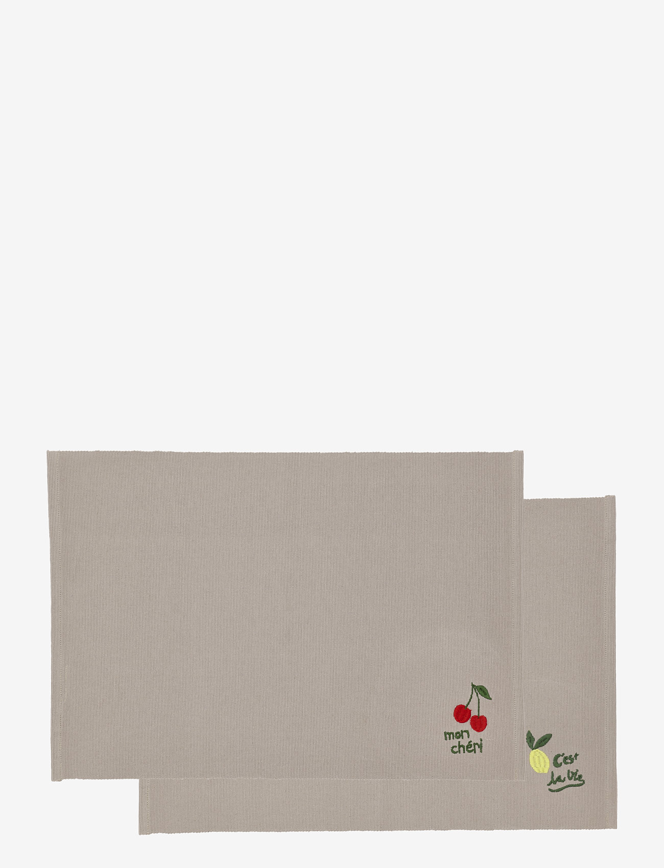 Södahl - Placemat Bistro 2 pcs - stalo kilimėliai ir padėkliukai - green - 1