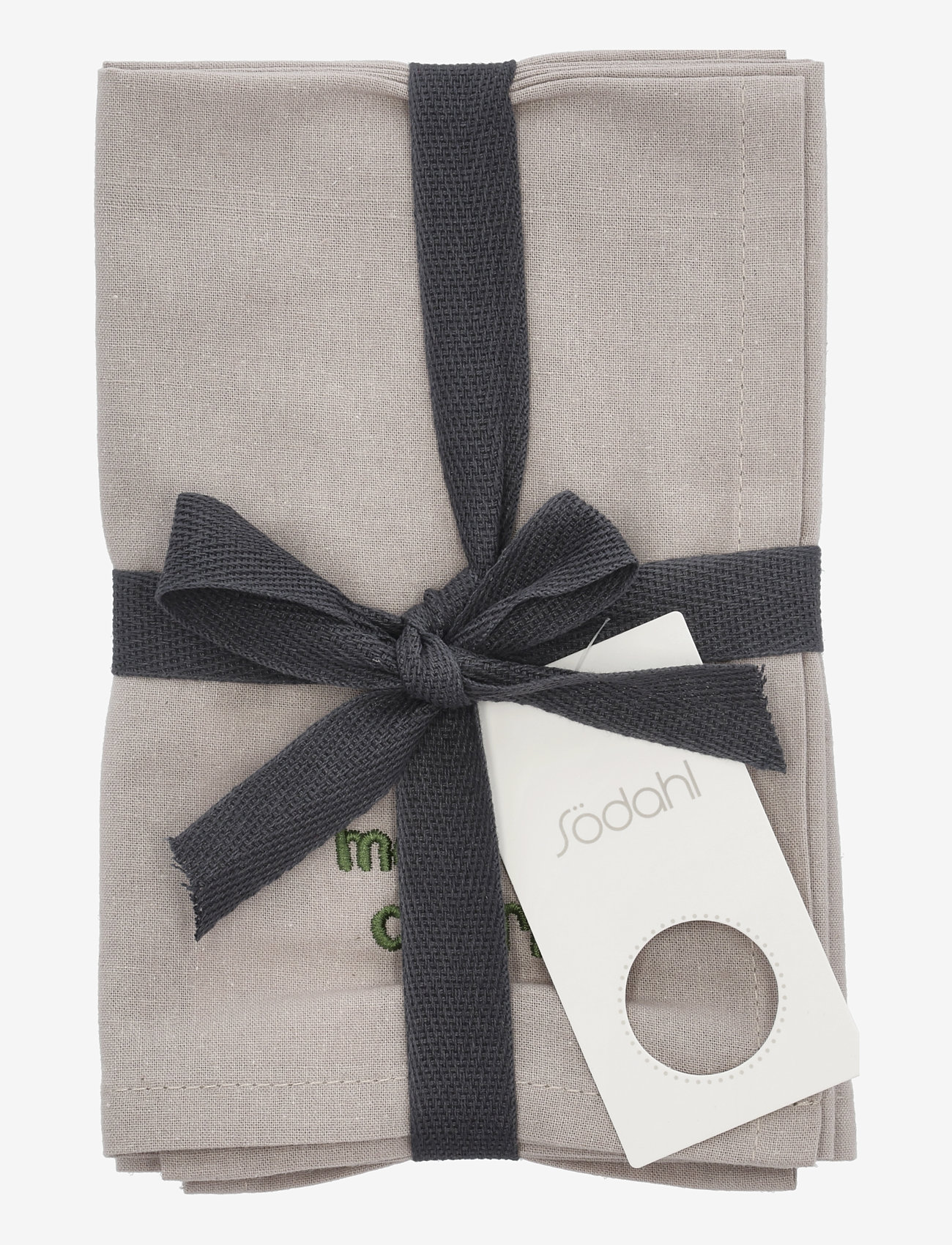Södahl - Napkins Bistro 2 pcs - stoffservietten - green - 1