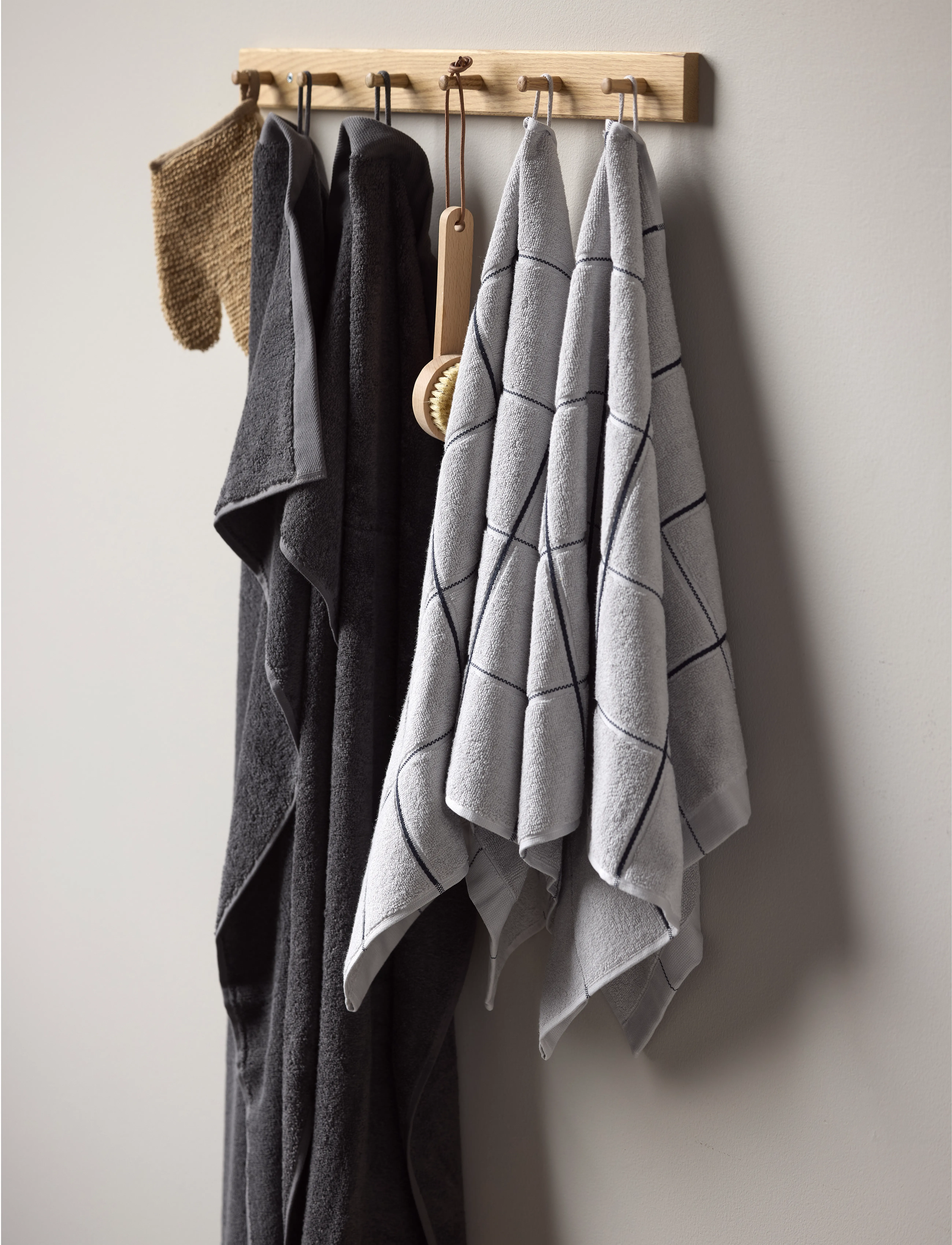 Södahl Håndklæde Vista, 50X100 cm, Grey, Håndklæder & Badehåndklæder > Badehåndklæder, Unisex