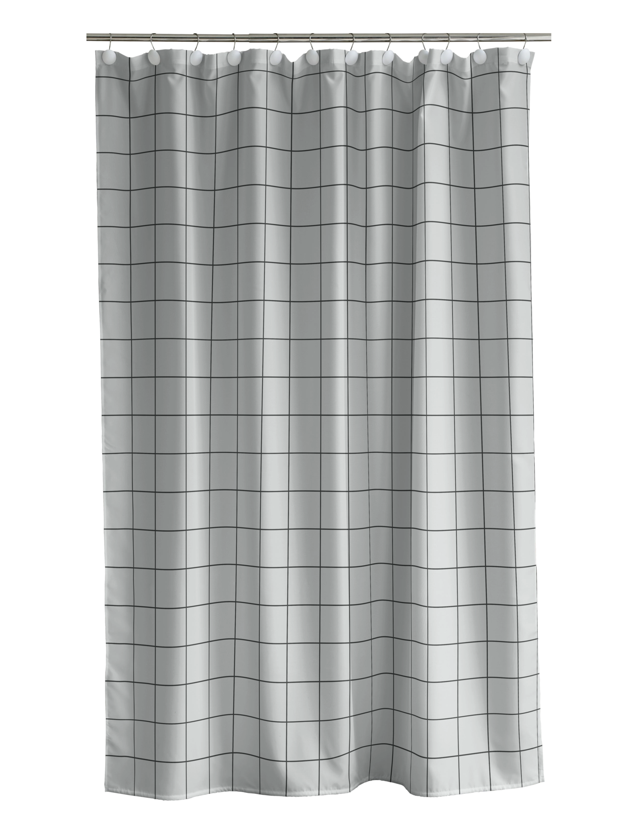 Södahl Badeforhæng Vista, 180X200 cm x 200, Bathroom Textiles, Grau - Shower Curtains, Homeware