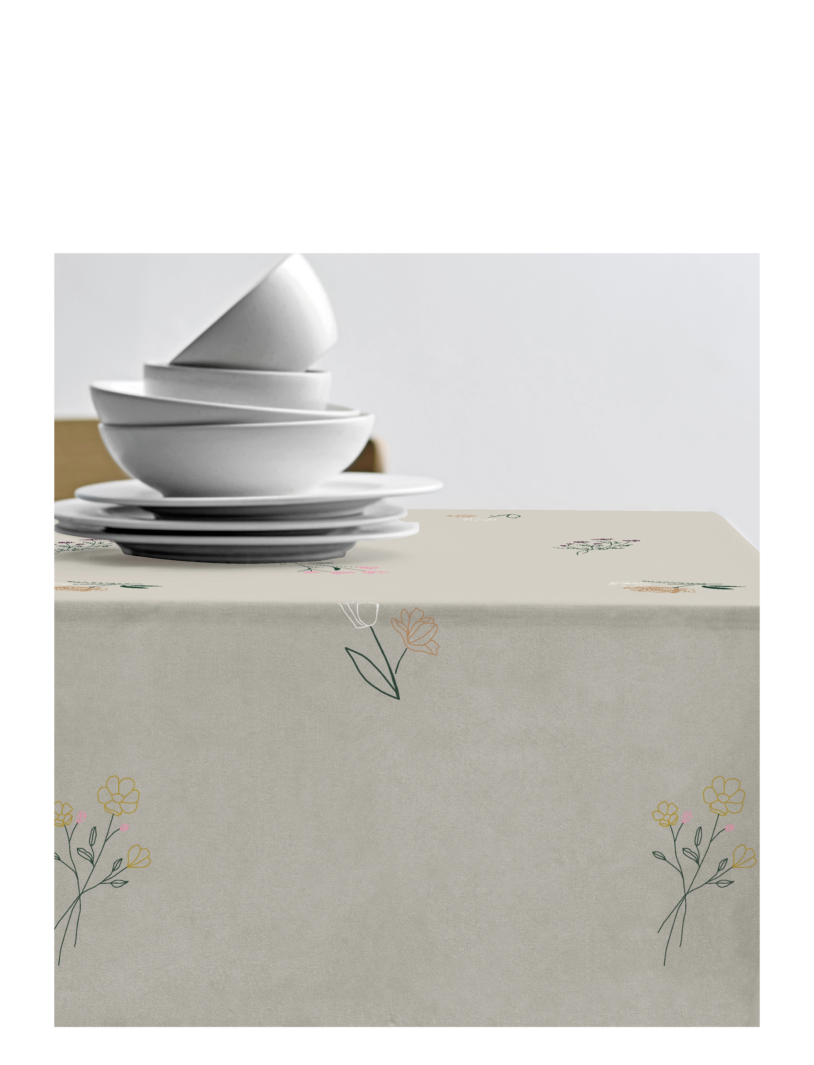Södahl - Tablecloth Charm - laudlinad - beige - 1