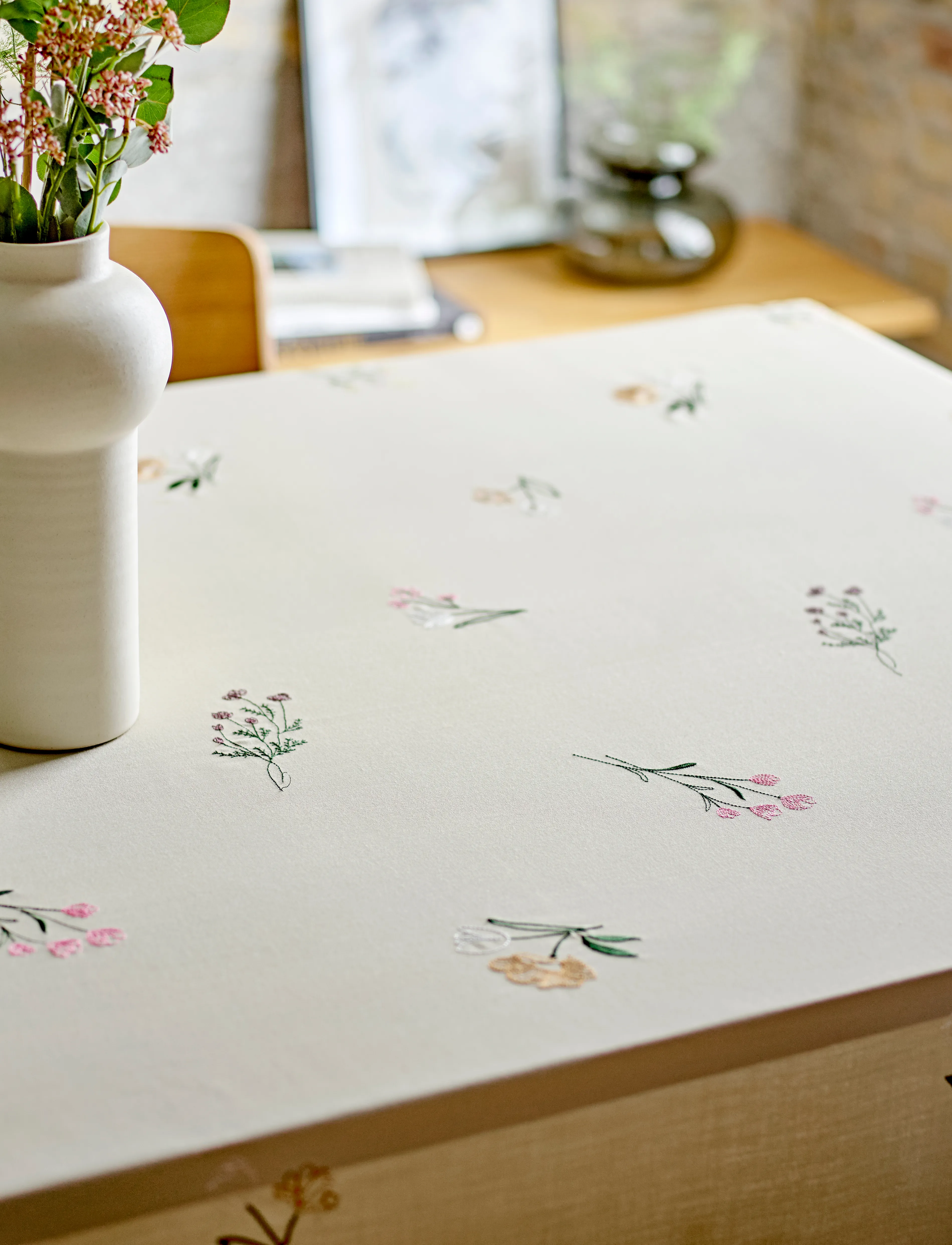 Södahl Dug Charm, 140X320 cm x 320, Beige, Køkkentekstiler > Duge Og Bordløbere, Unisex
