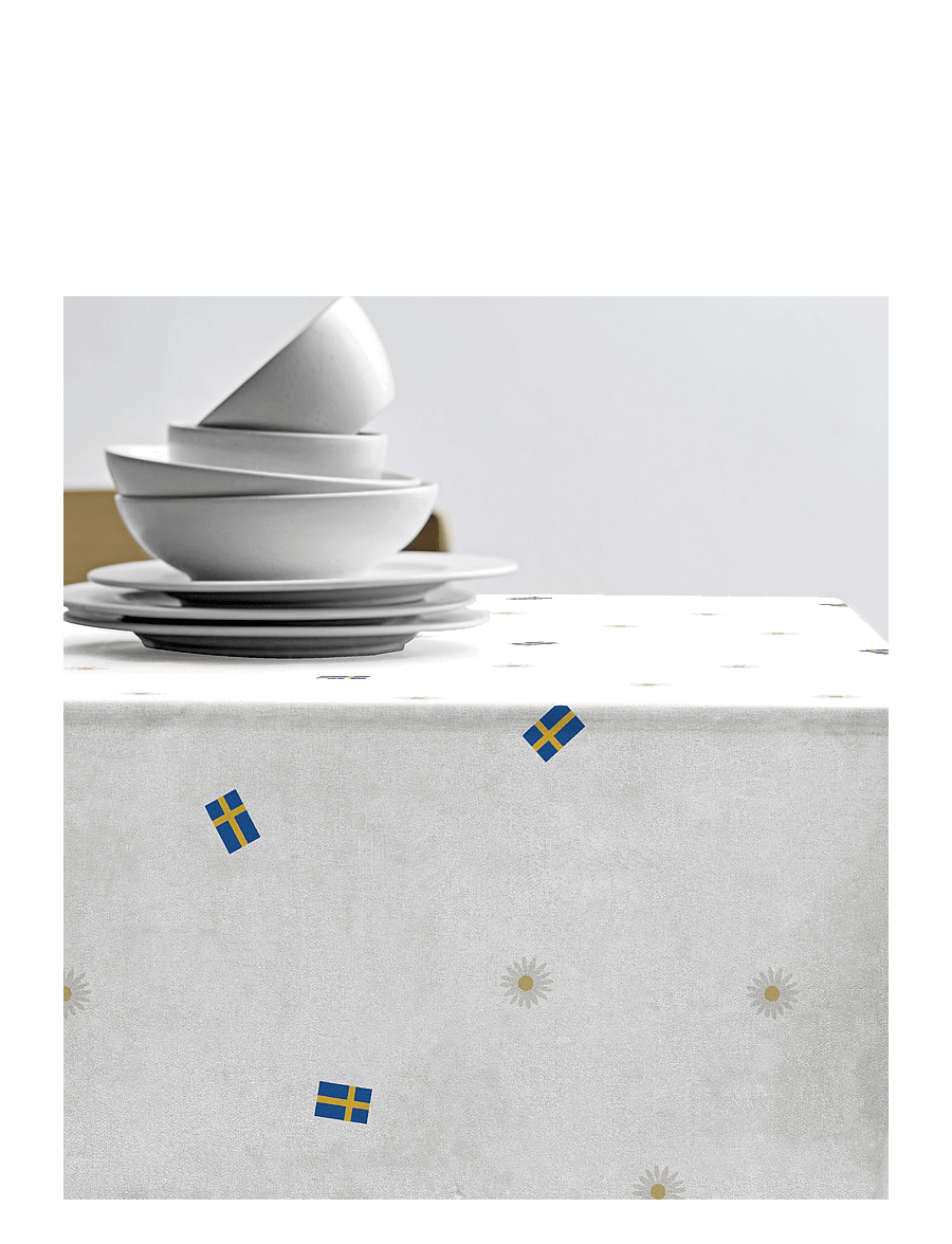 Södahl - Tablecloth Festlig - laudlinad - white - 2