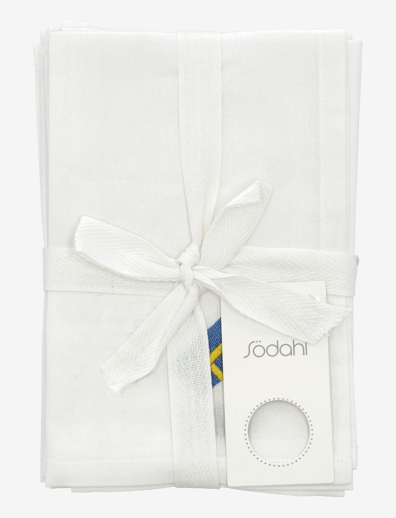 Södahl - Napkins Festlig 4 pcs - stoffservietten - white - 2