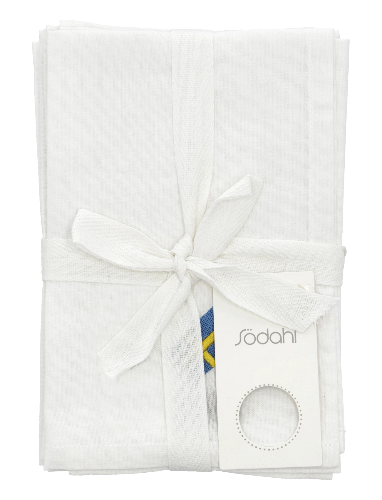 Södahl - Napkins Festlig 4 pcs - stoffservietten - white - 1