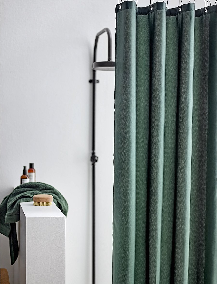 Södahl - Shower Curtain Comfort - dušikardinad - pine green - 3
