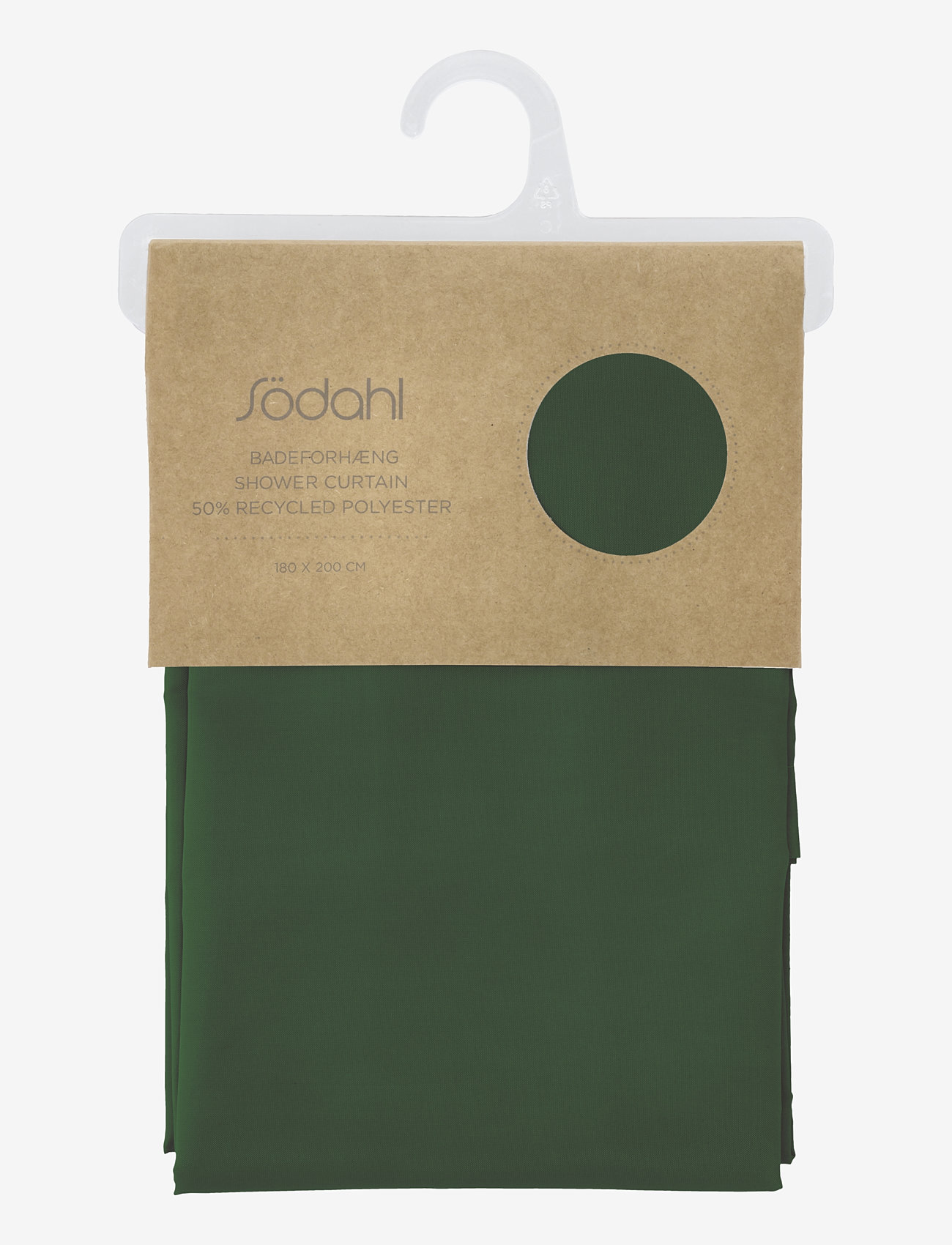Södahl - Shower Curtain Comfort - dušikardinad - pine green - 2