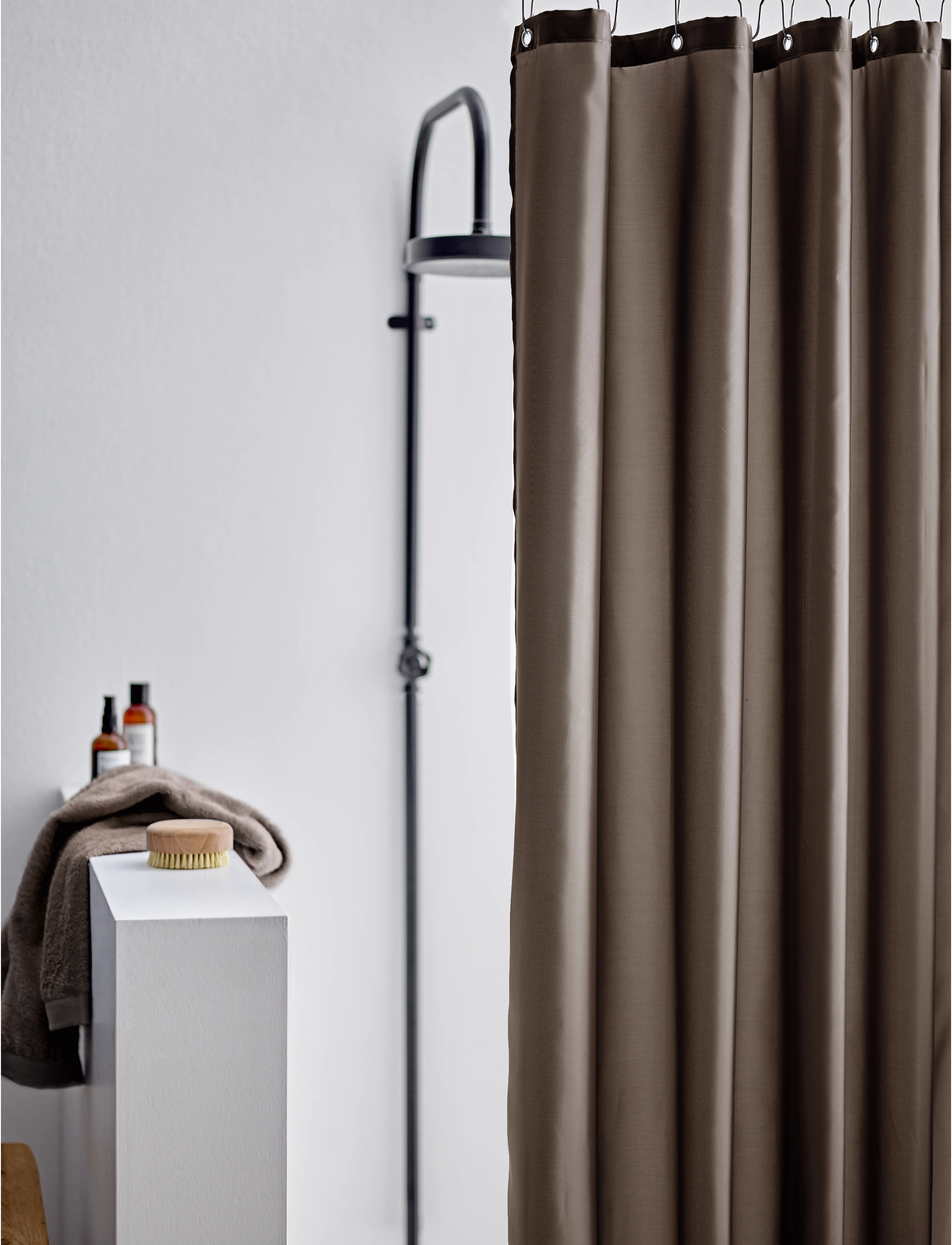 Södahl Badeforhæng Comfort, 180X200 cm x 200, Bathroom Textiles, Grau - Shower Curtains, Homeware