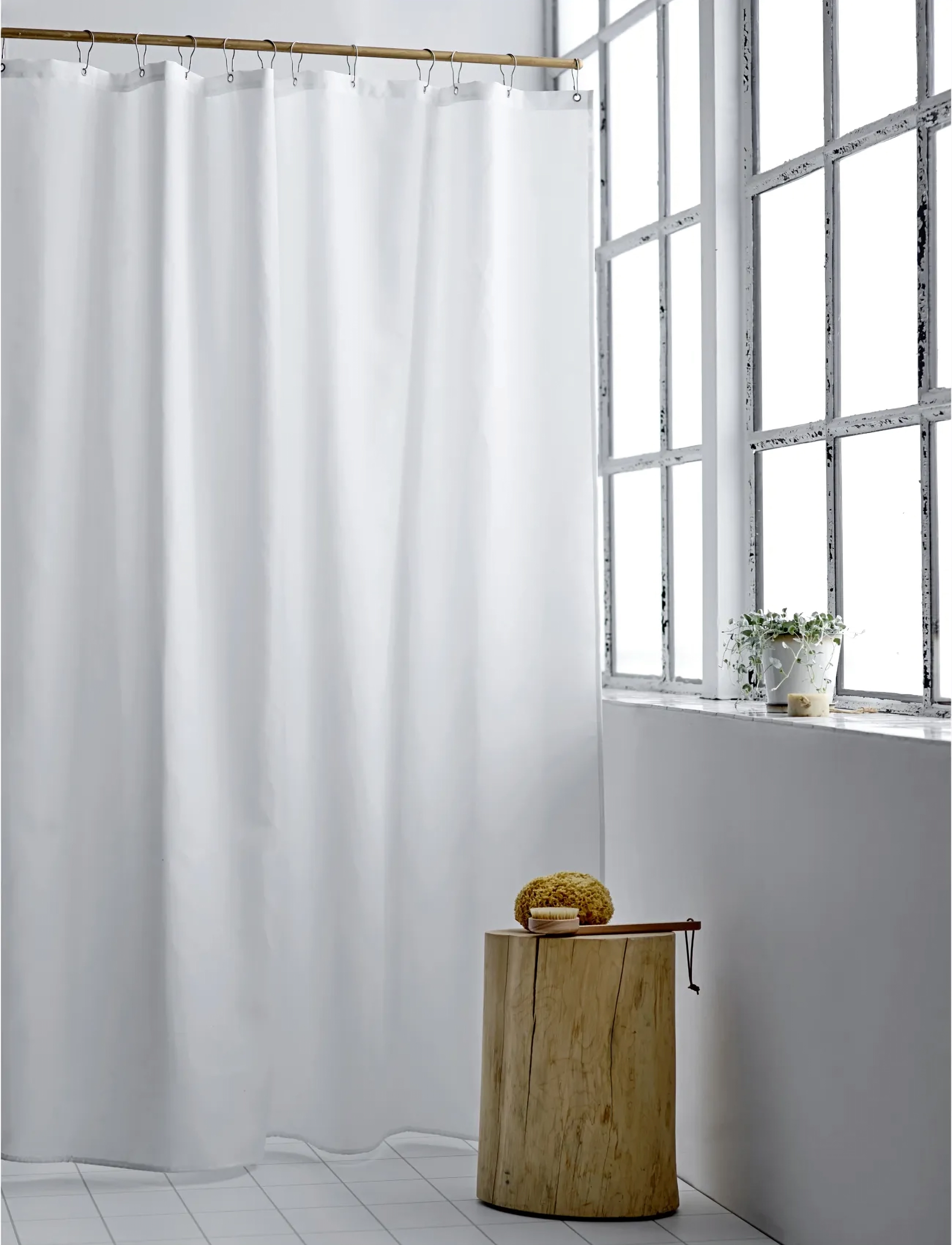 Södahl - Shower Curtain Comfort - duschvorhänge - white - 3