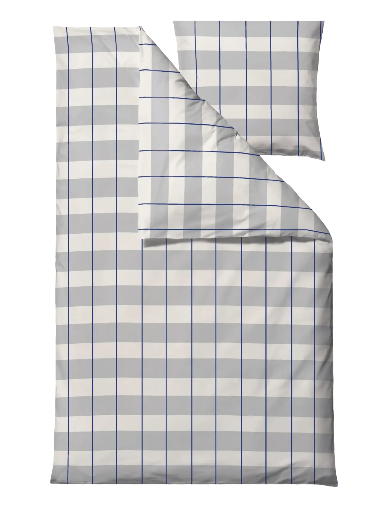 Södahl Sengetøj Blocks - Tekstiler - CLOUD GREY / grey