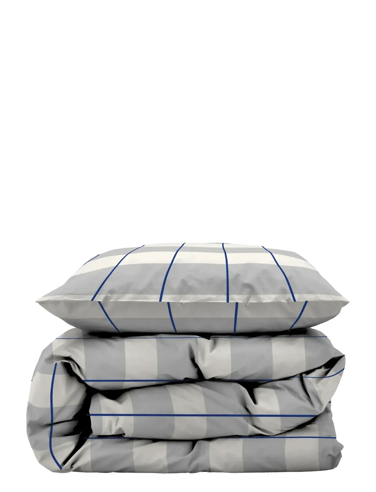 Södahl - Sengetøj Blocks - sengesæt - cloud grey - 1