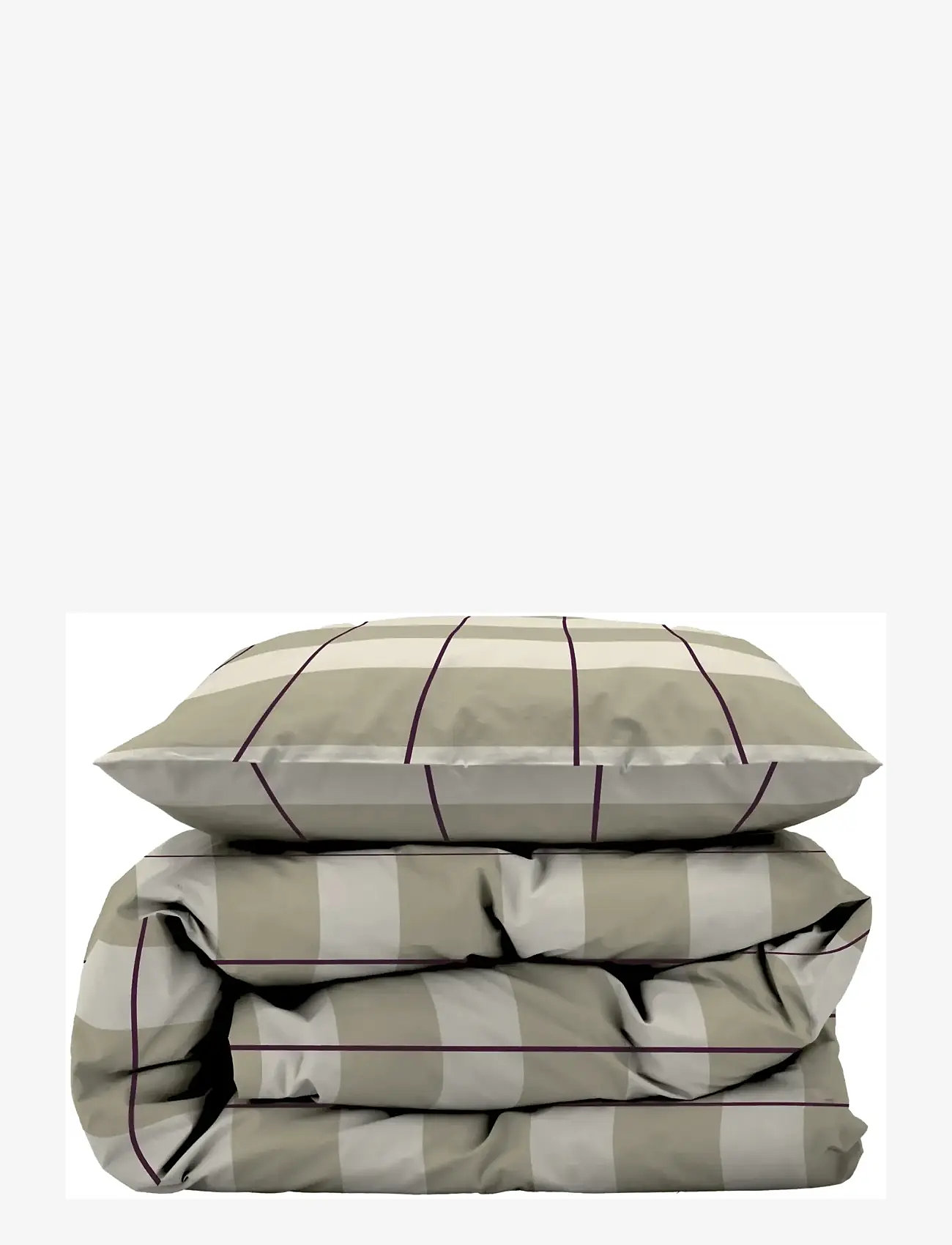 Södahl - Sengetøj Blocks Eucalyptus - sengesæt - eucalyptus - 1