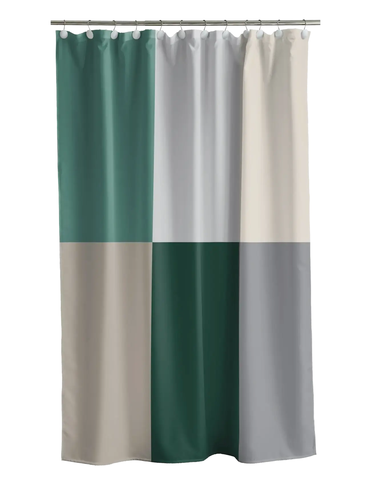 Södahl Shower Curtain Fusion - Badezimmertextilien - GREEN / multi