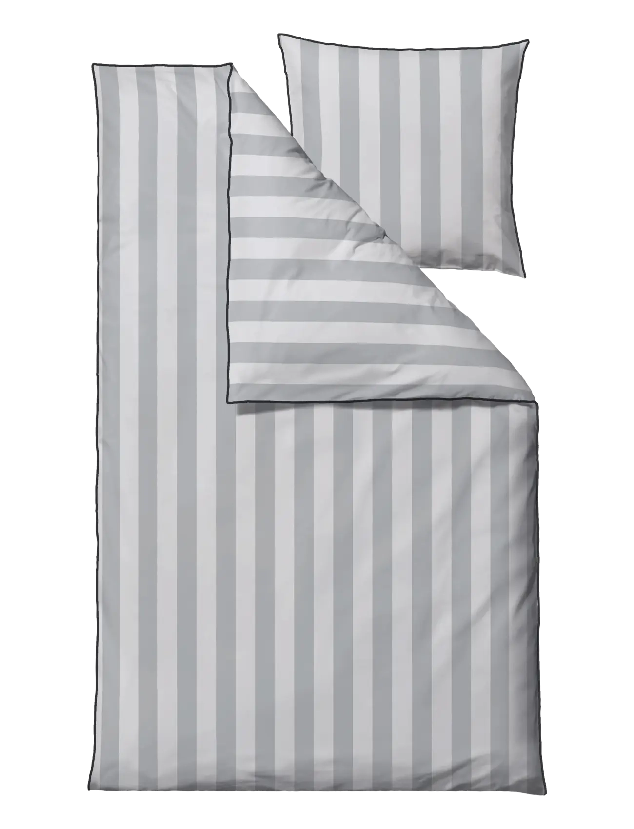 Södahl Sengetøj Ray - Mellem 300-500 kr - GREY / grey