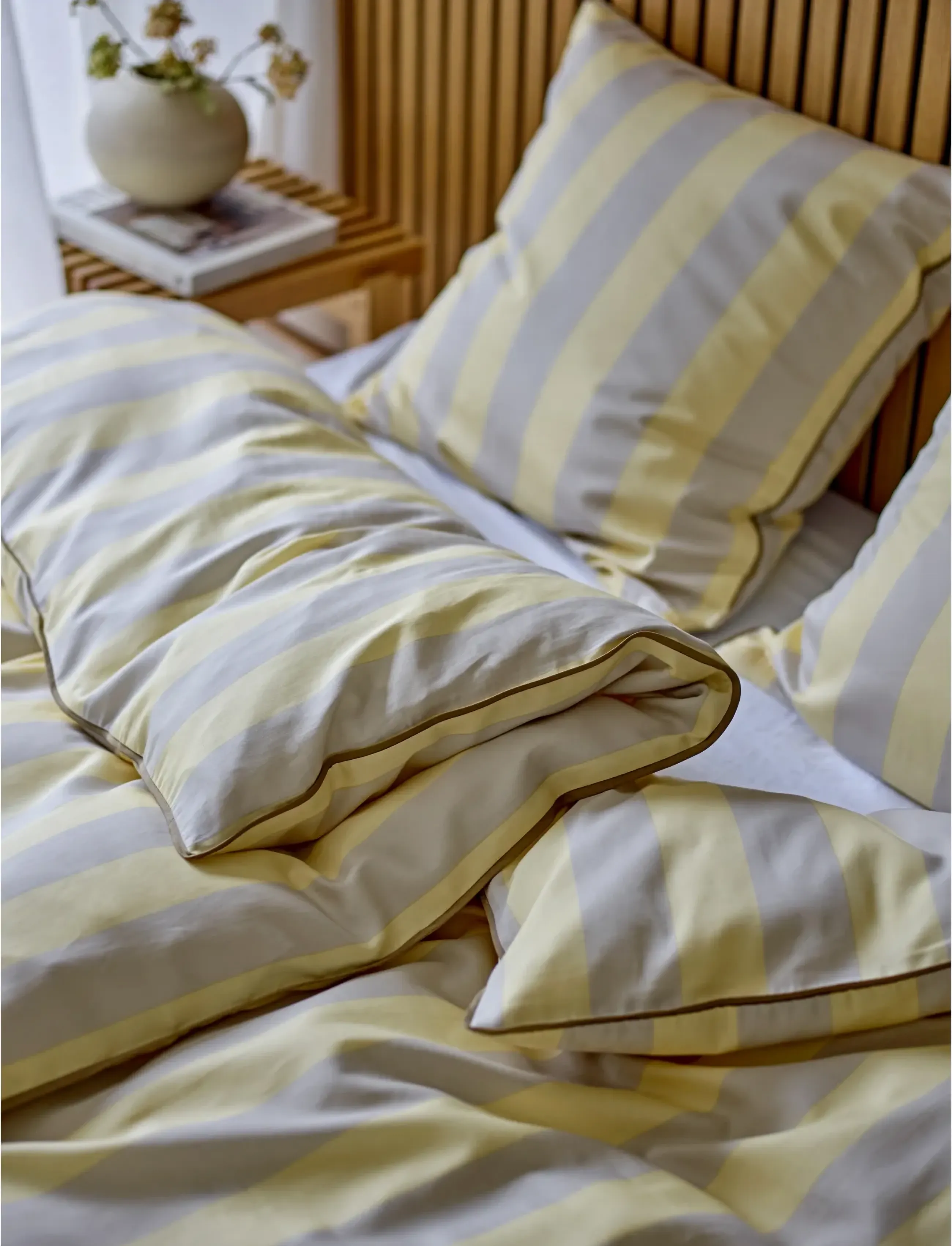 Södahl Sengetøj Ray, 140X200 cm 60X63 cm, Bedtextiles, Grau - Bed Sets, Homeware
