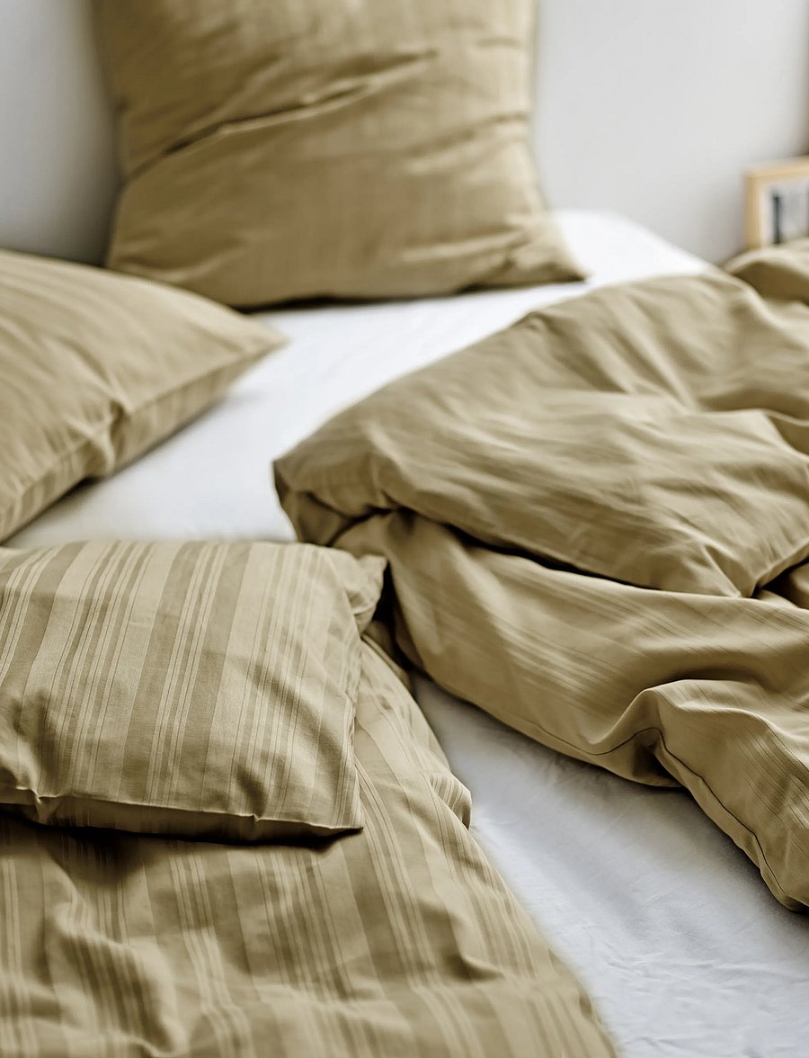 Södahl - Bed linen Noble - bettwäsche-set - olive wood - 2