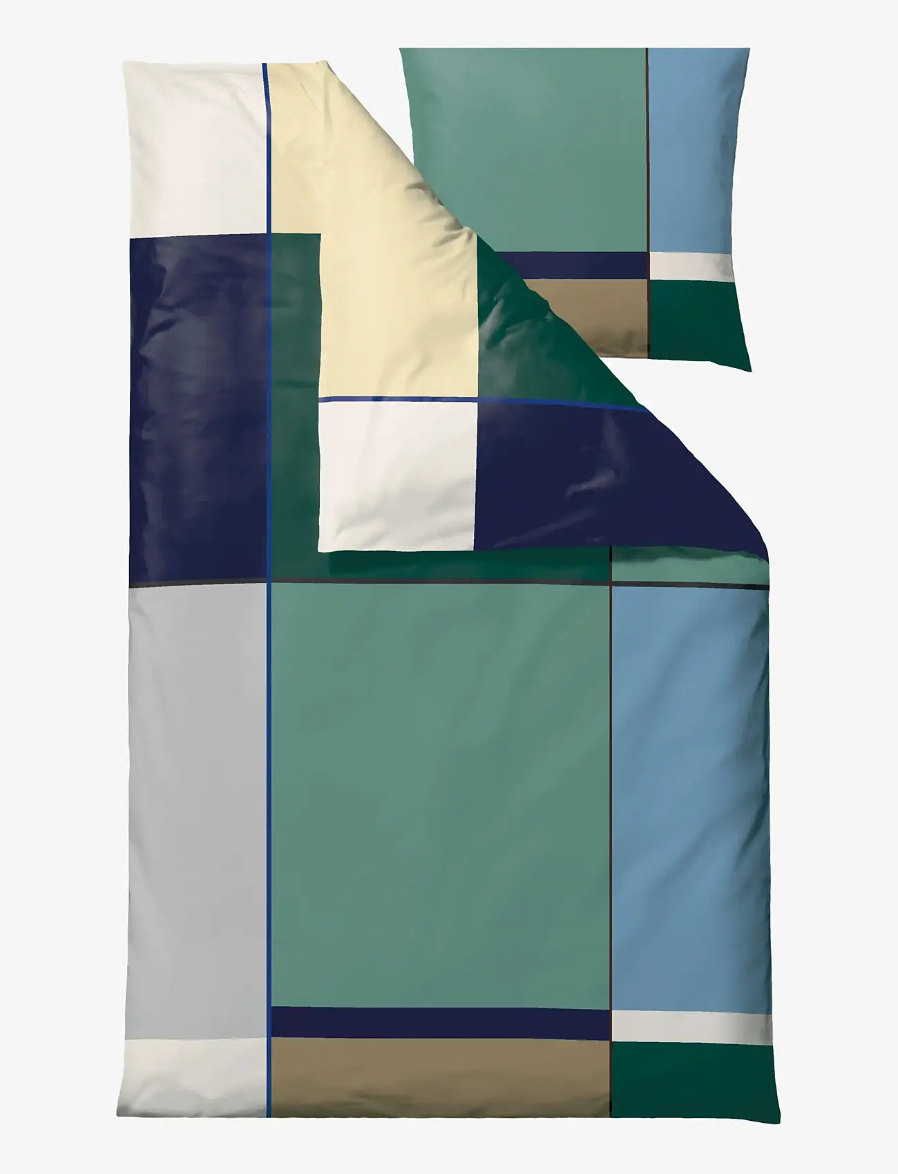 Södahl - Bed linen Colour Block - voodiriiete komplektid - sea green - 0