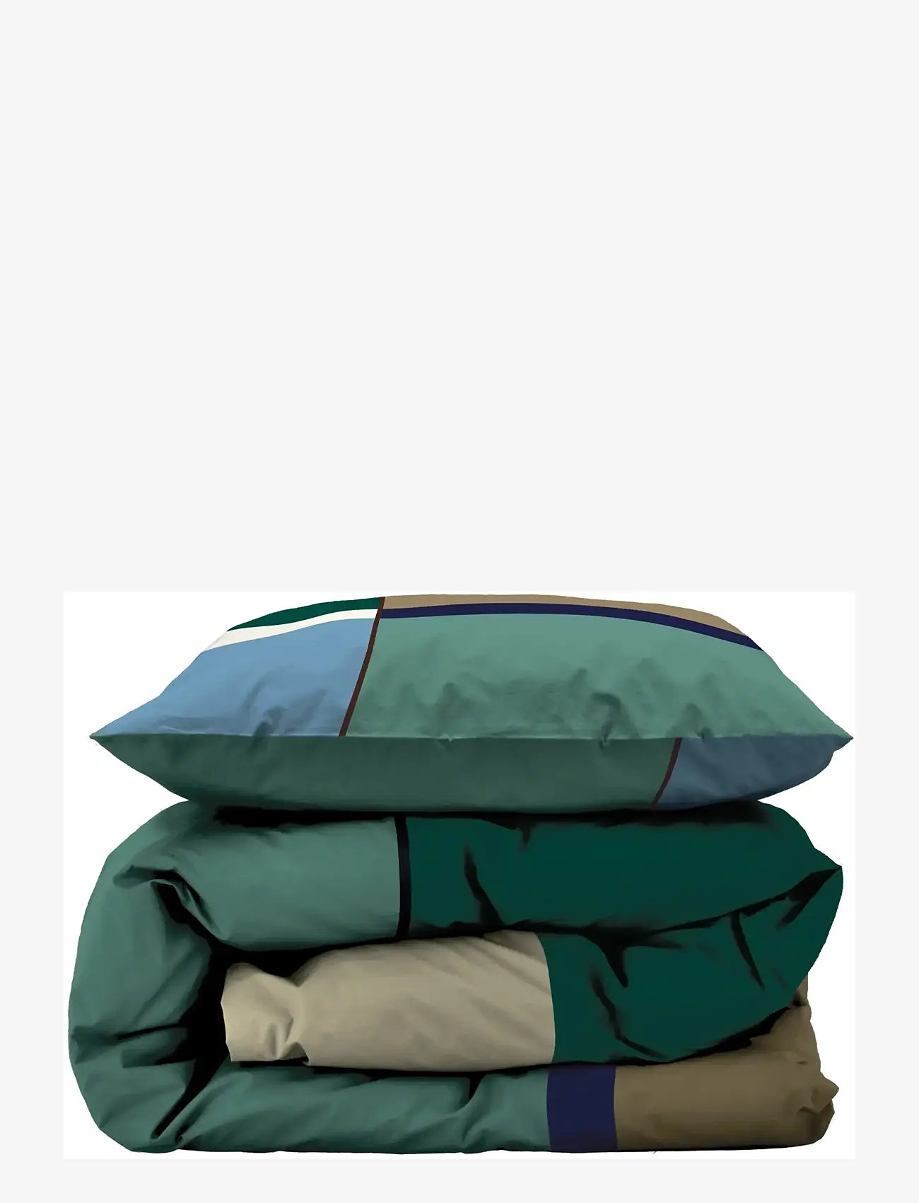Södahl - Bed linen Colour Block - voodiriiete komplektid - sea green - 1
