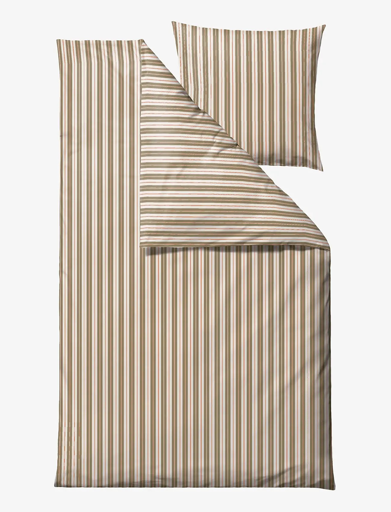 Södahl - Bed linen Flow - bettwäsche-set - olive wood - 0