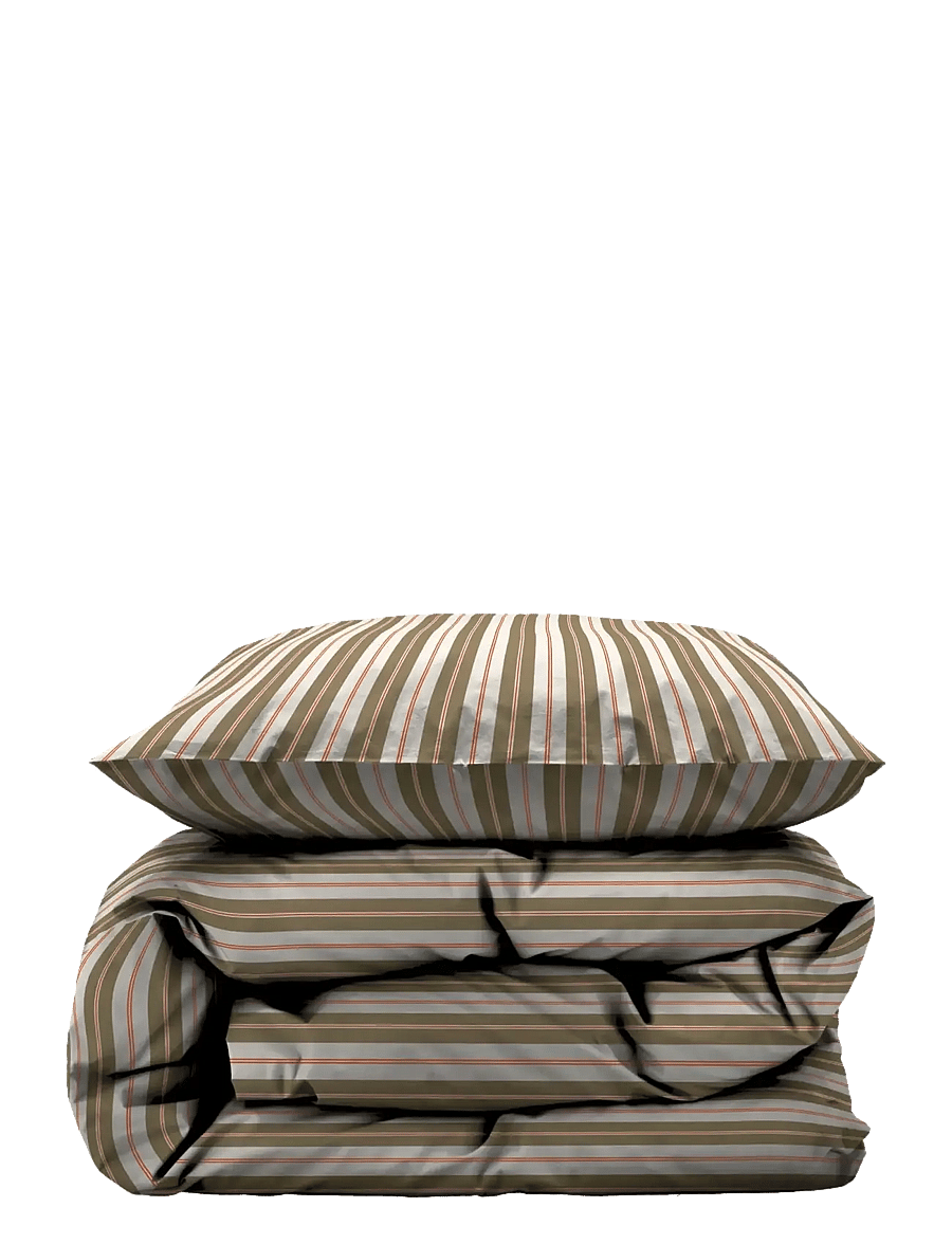 Södahl - Bed linen Flow - bettwäsche-set - olive wood - 1