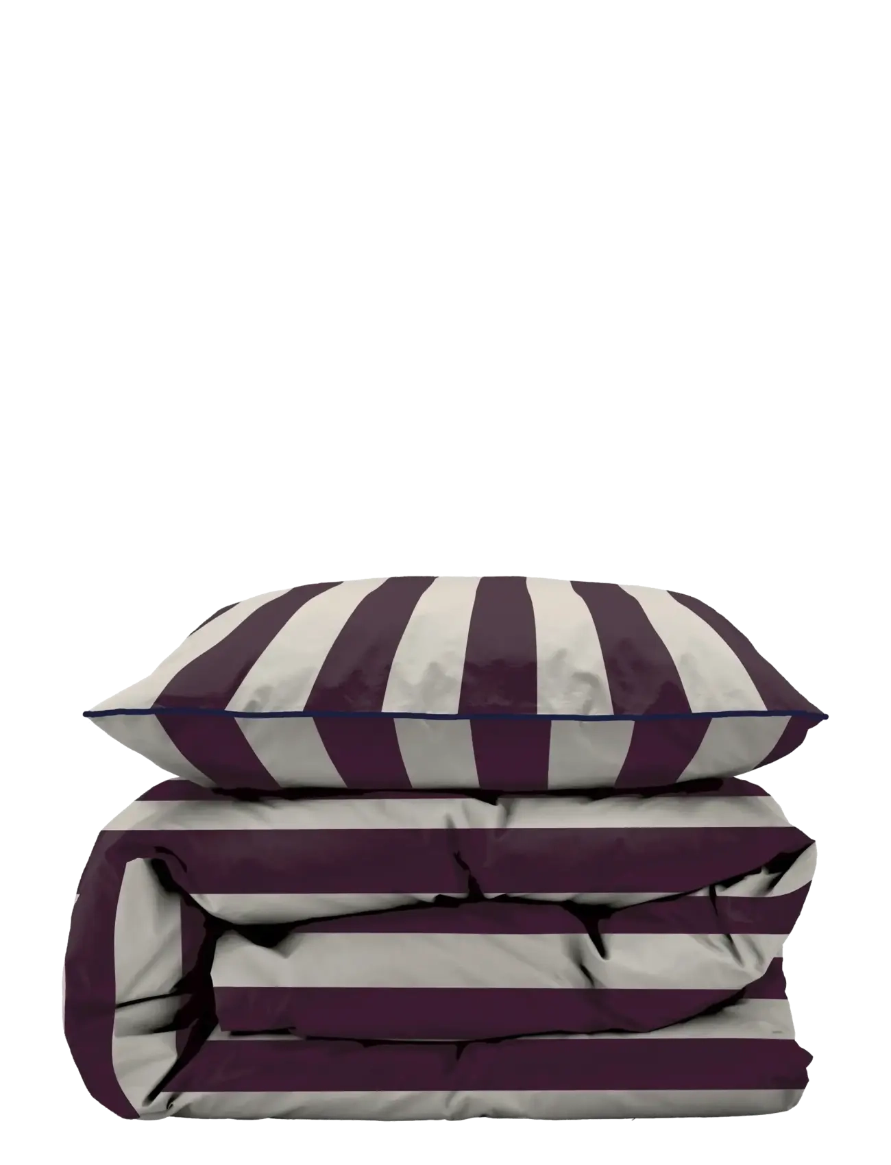 Södahl Bed Linen Ray, Bed Sæt, Bordeaux, Str: 200X220CM 60X 63CM