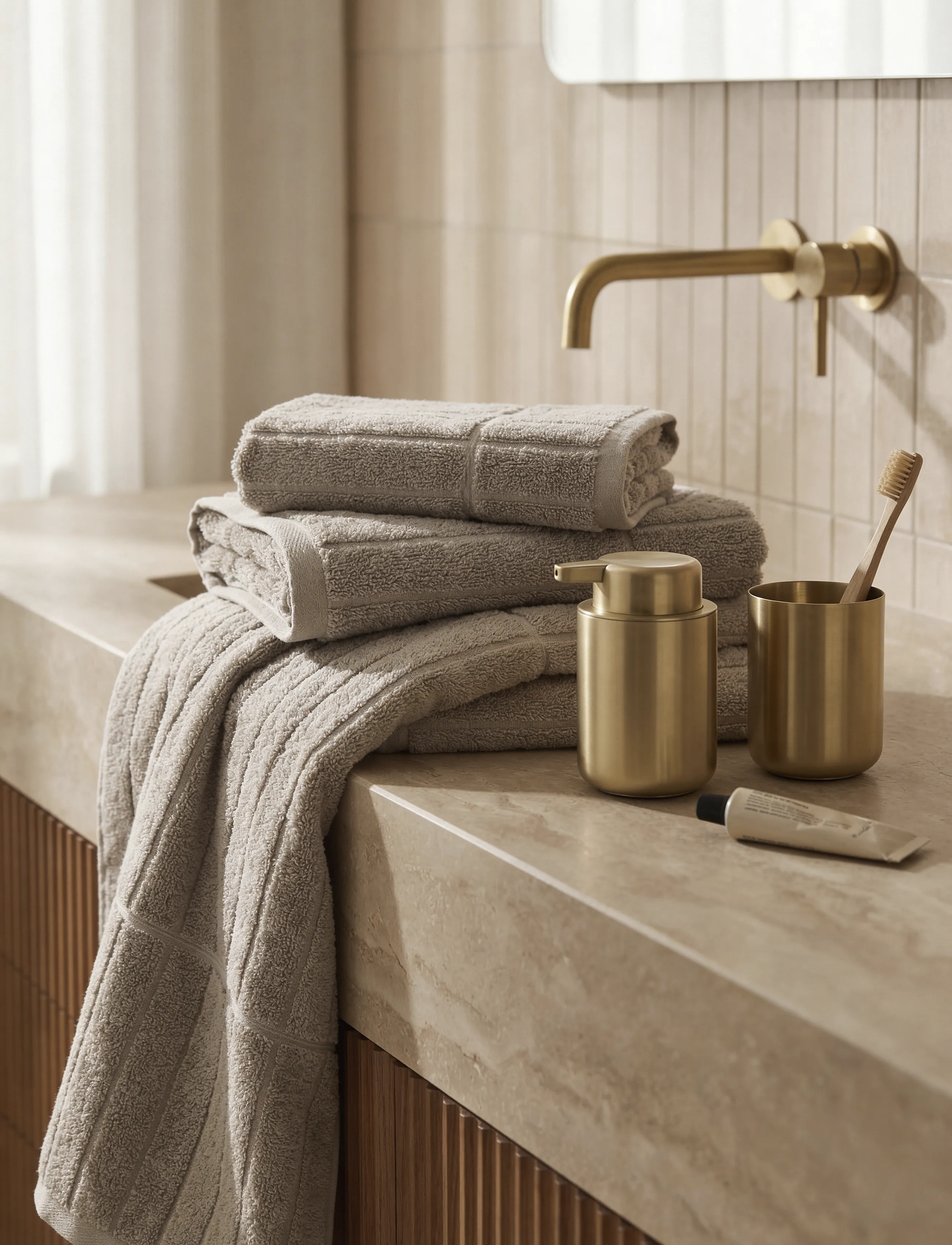 Södahl - Wash cloth Essence – Suite One - brown - 5