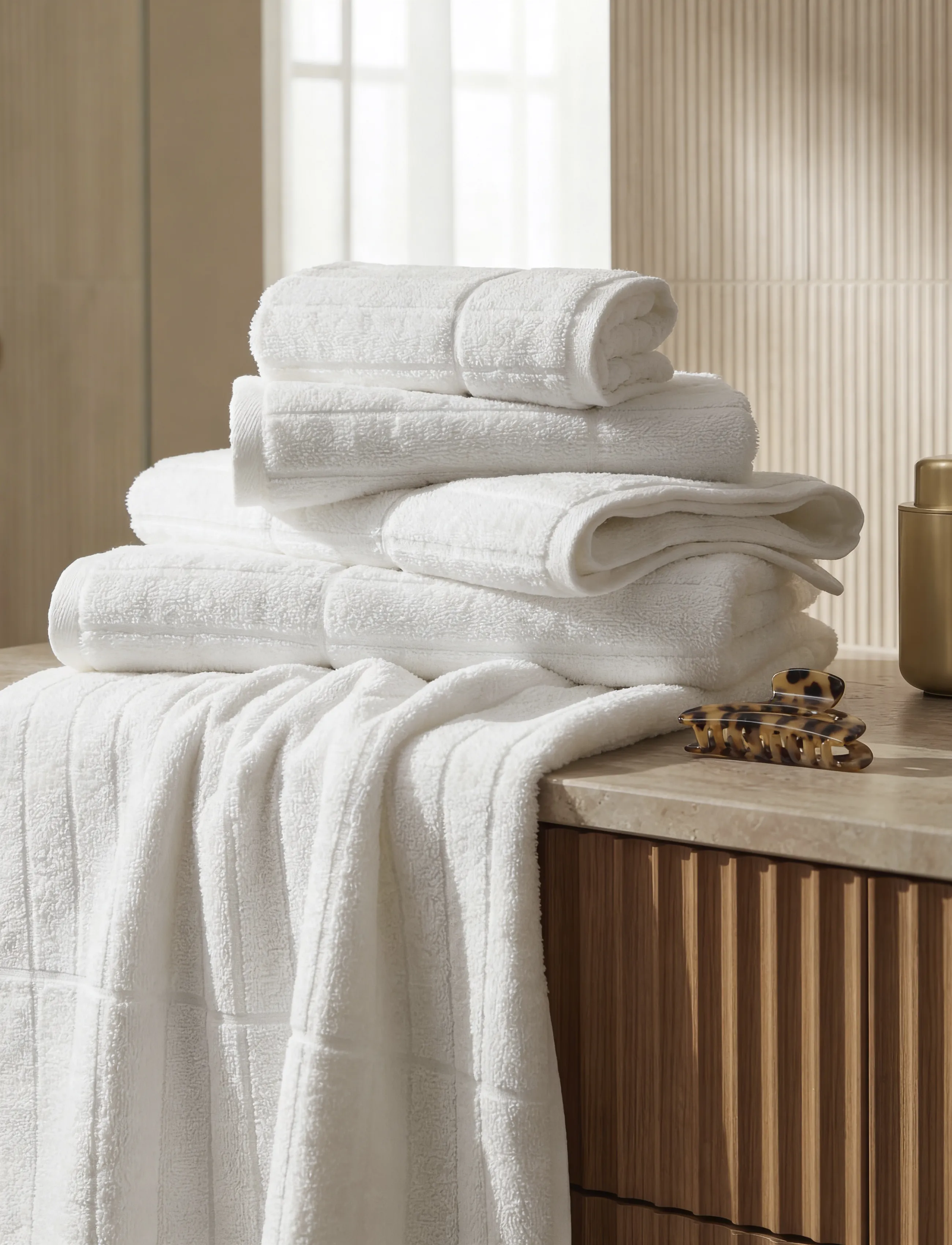 Södahl - Wash cloth Essence – Suite One - white - 2