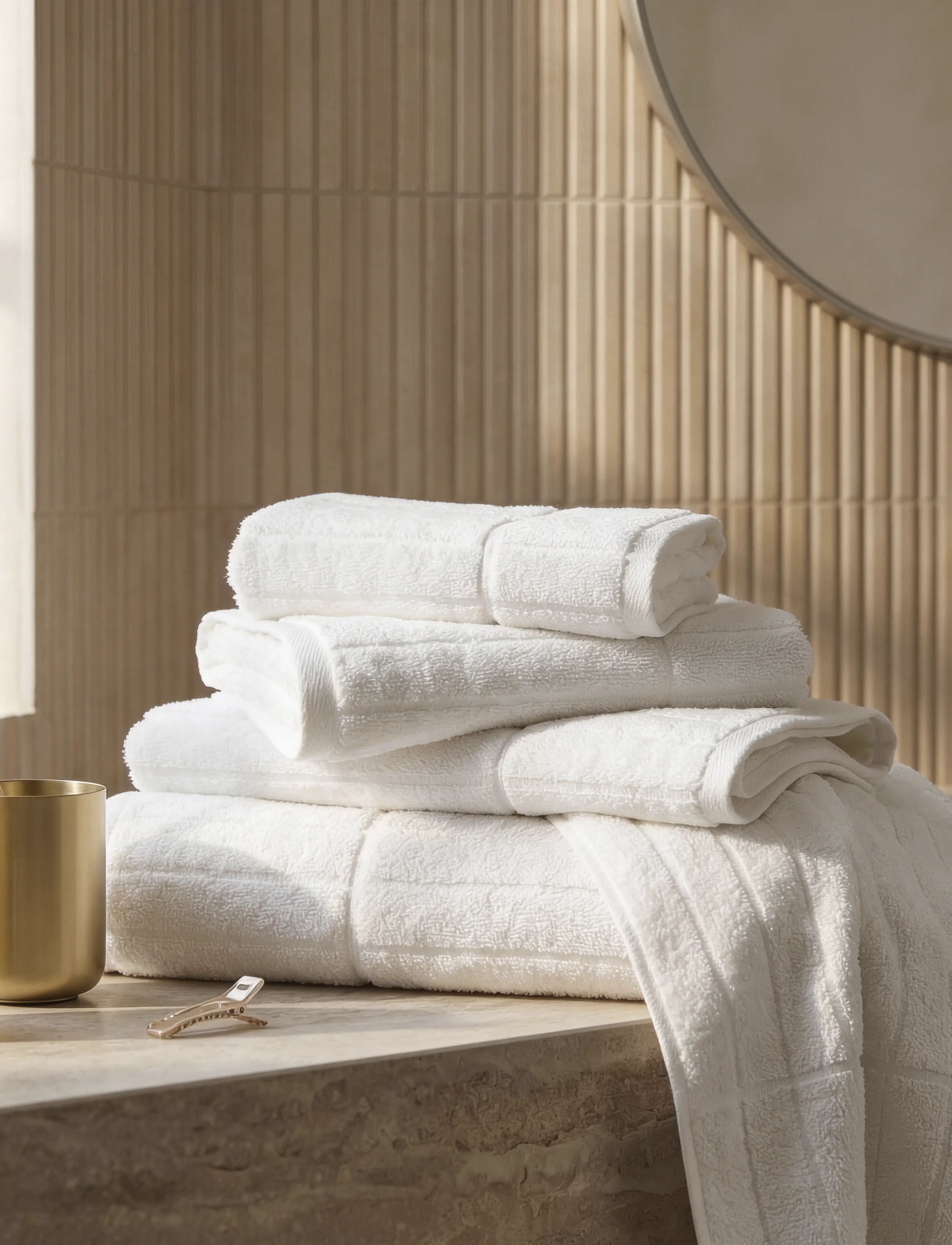 Södahl - Wash cloth Essence – Suite One - white - 3