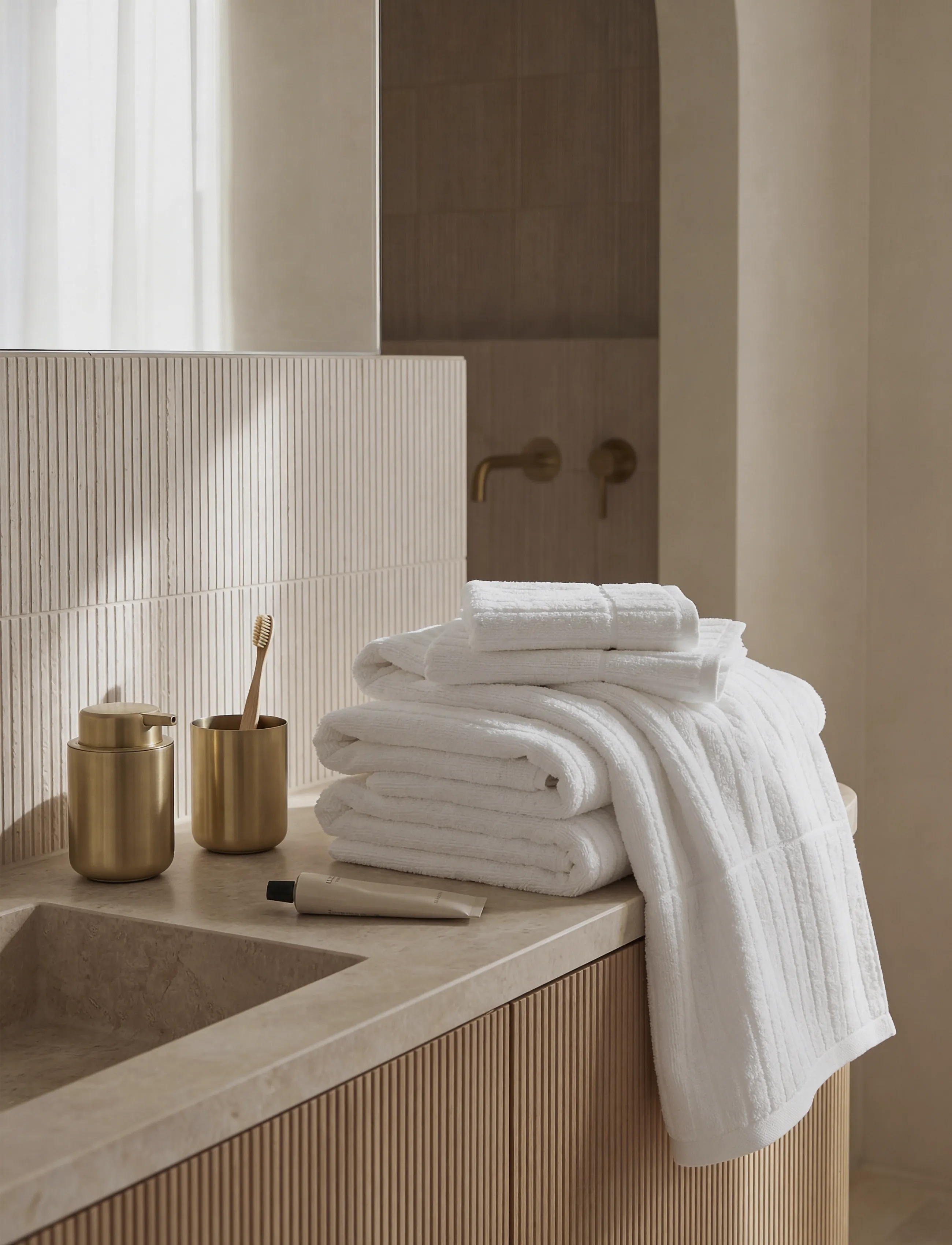 Södahl - Wash cloth Essence – Suite One - white - 5