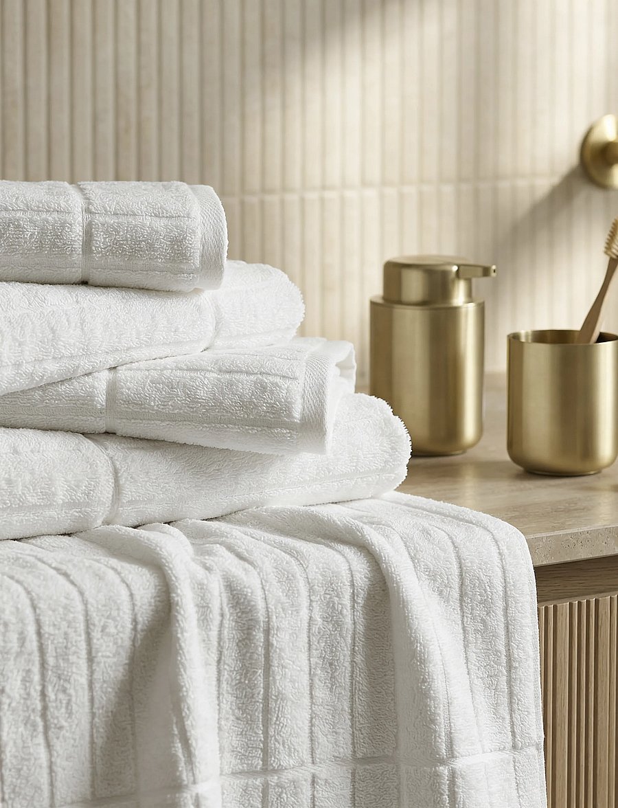 Södahl - Towel Essence – Suite One - gesichtshandtücher - white - 4