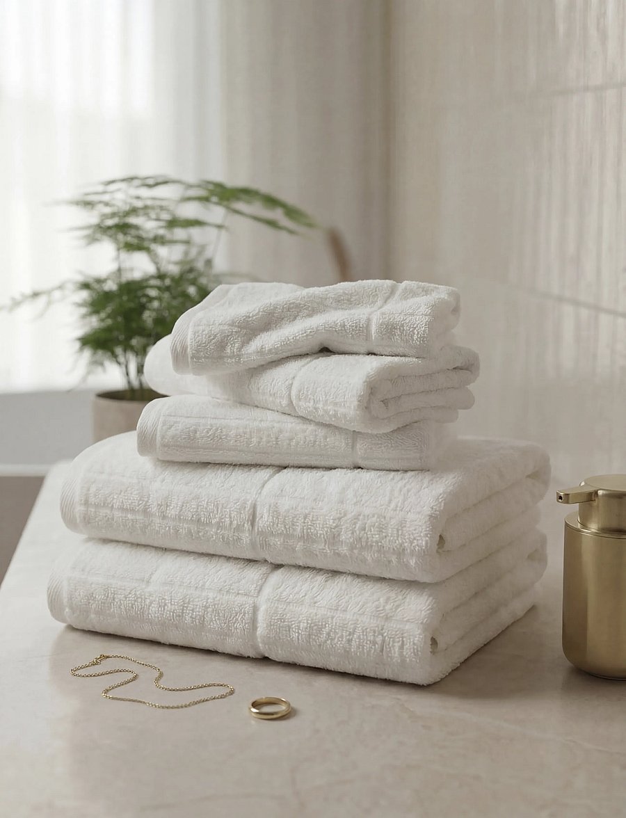 Södahl - Towel Essence – Suite One - gesichtshandtücher - white - 2