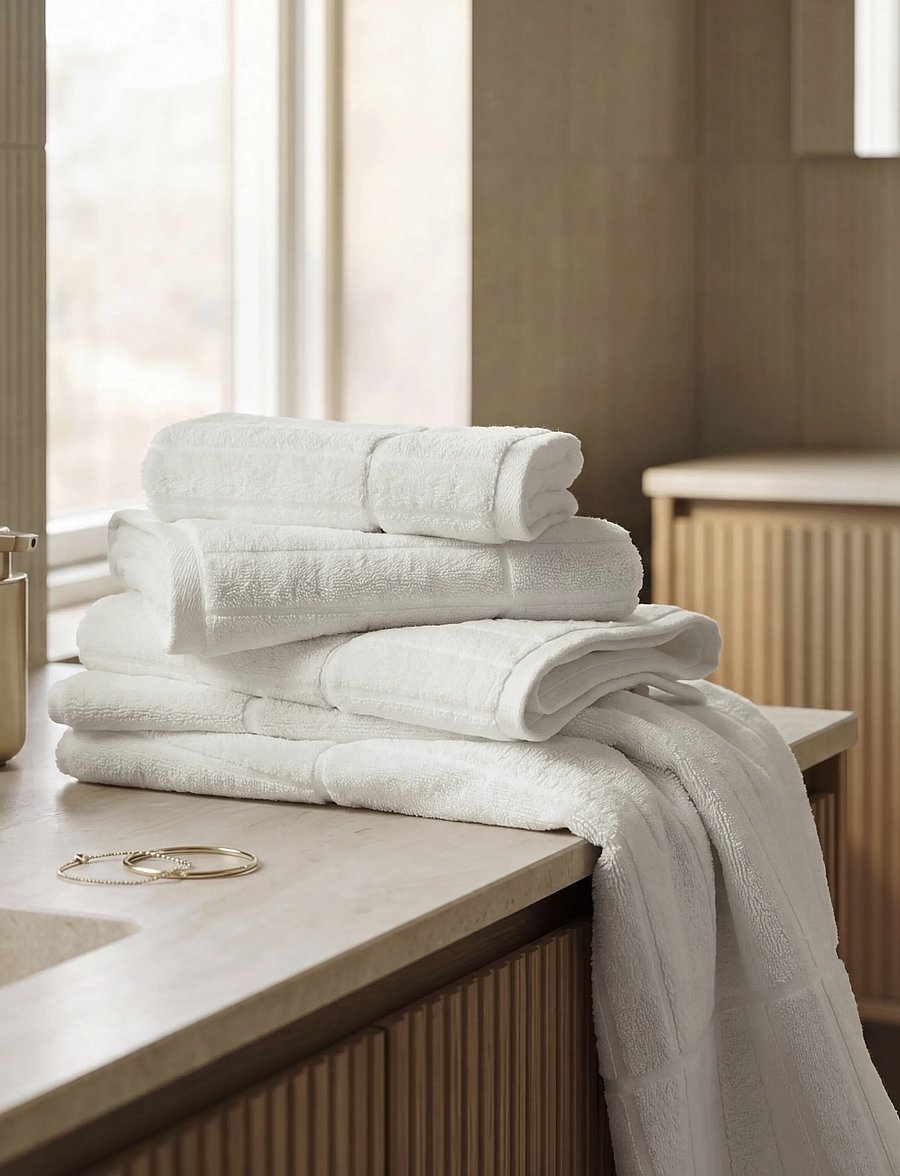 Södahl - Towel Essence – Suite One - gesichtshandtücher - white - 4