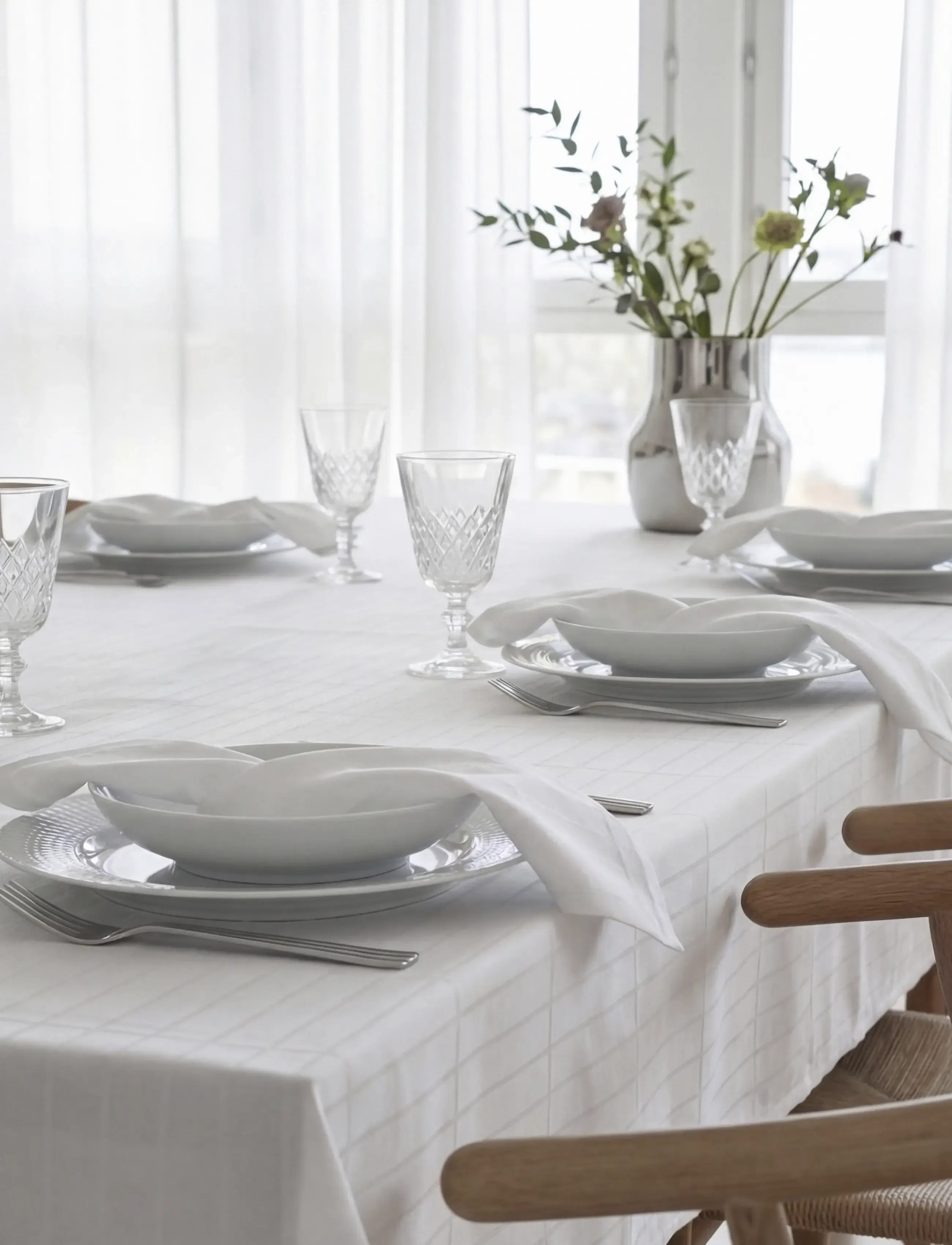 Södahl - Tablecloth Essence – Suite One - white - 3