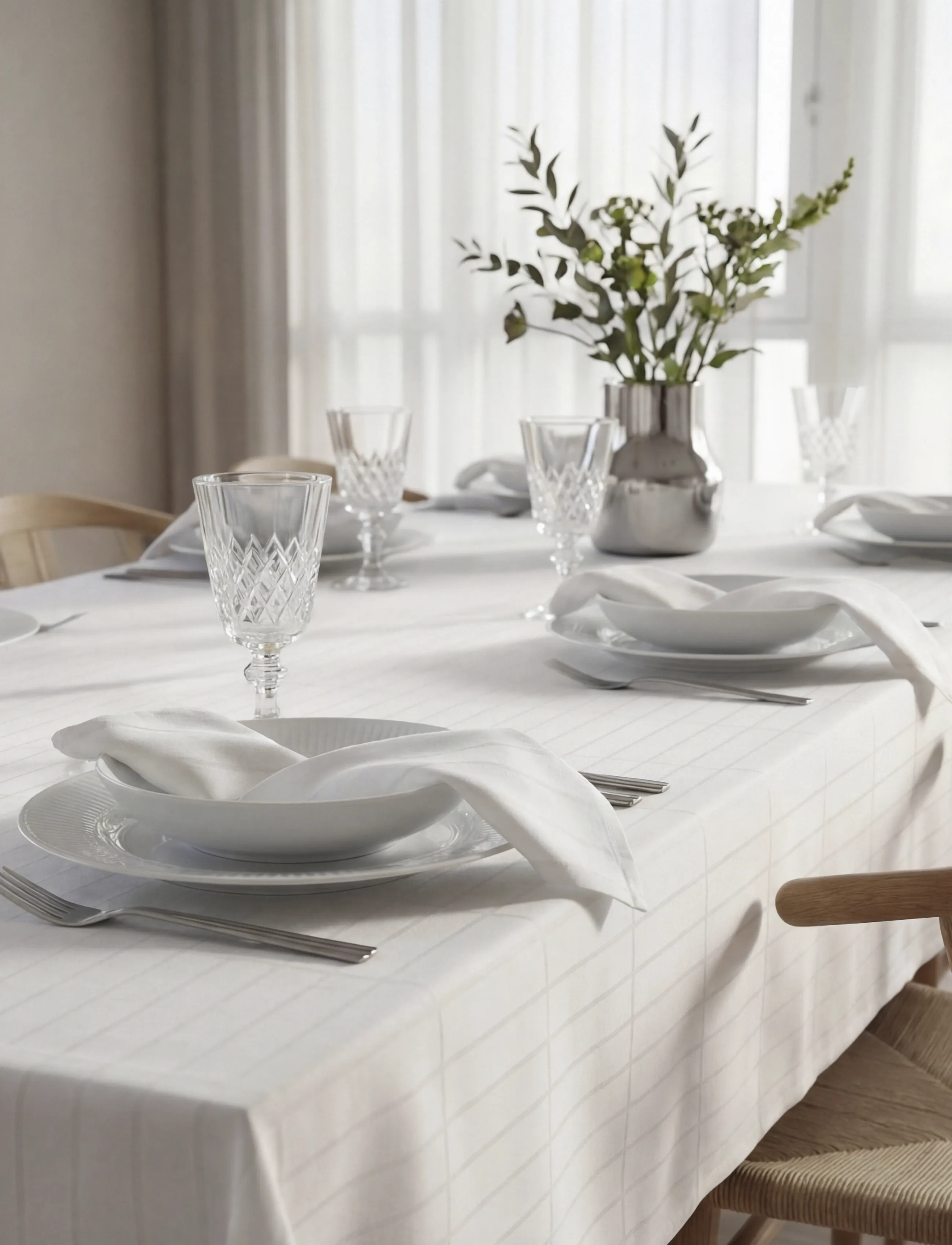 Södahl - Tablecloth Essence – Suite One - white - 3