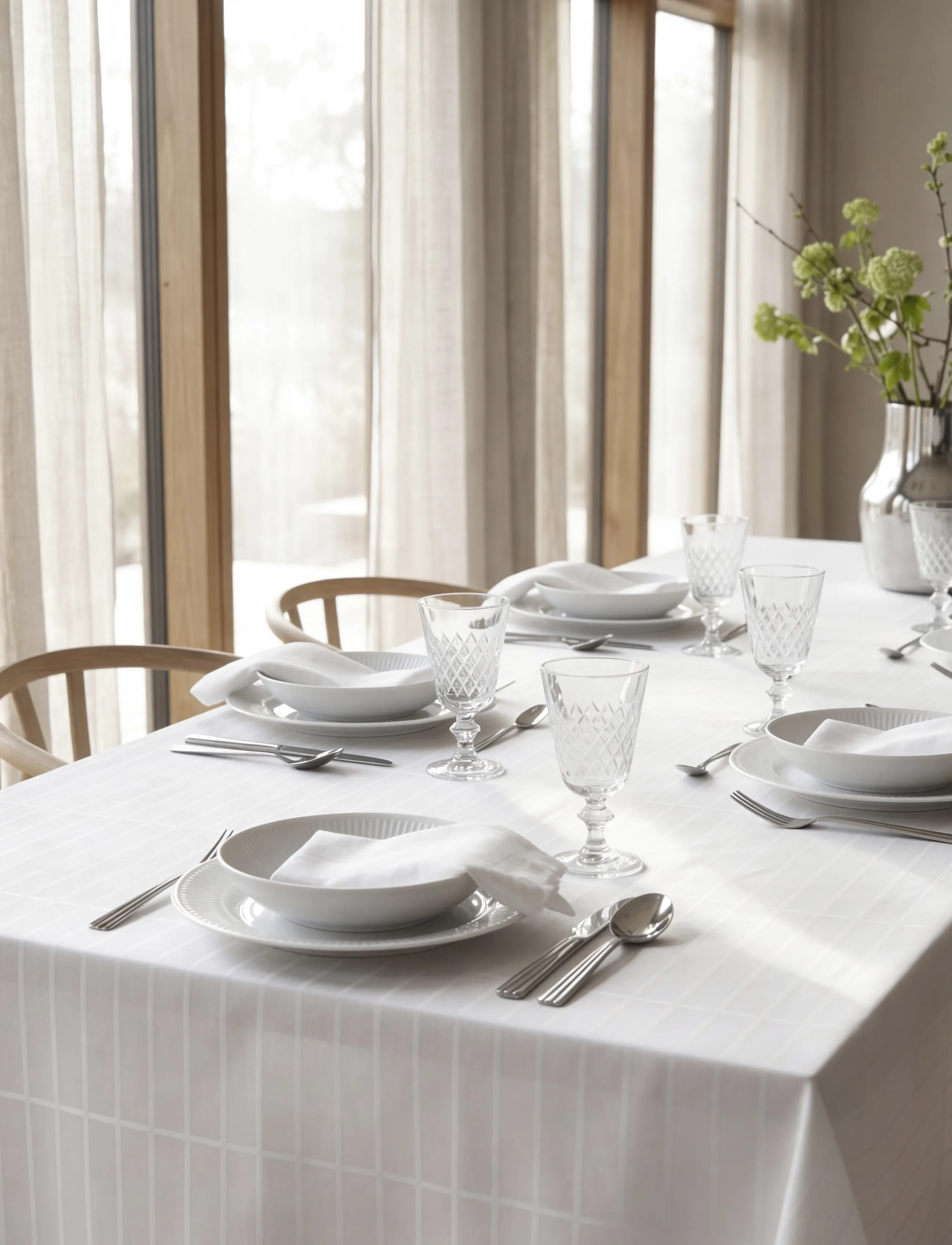 Södahl - Tablecloth Essence – Suite One - white - 4