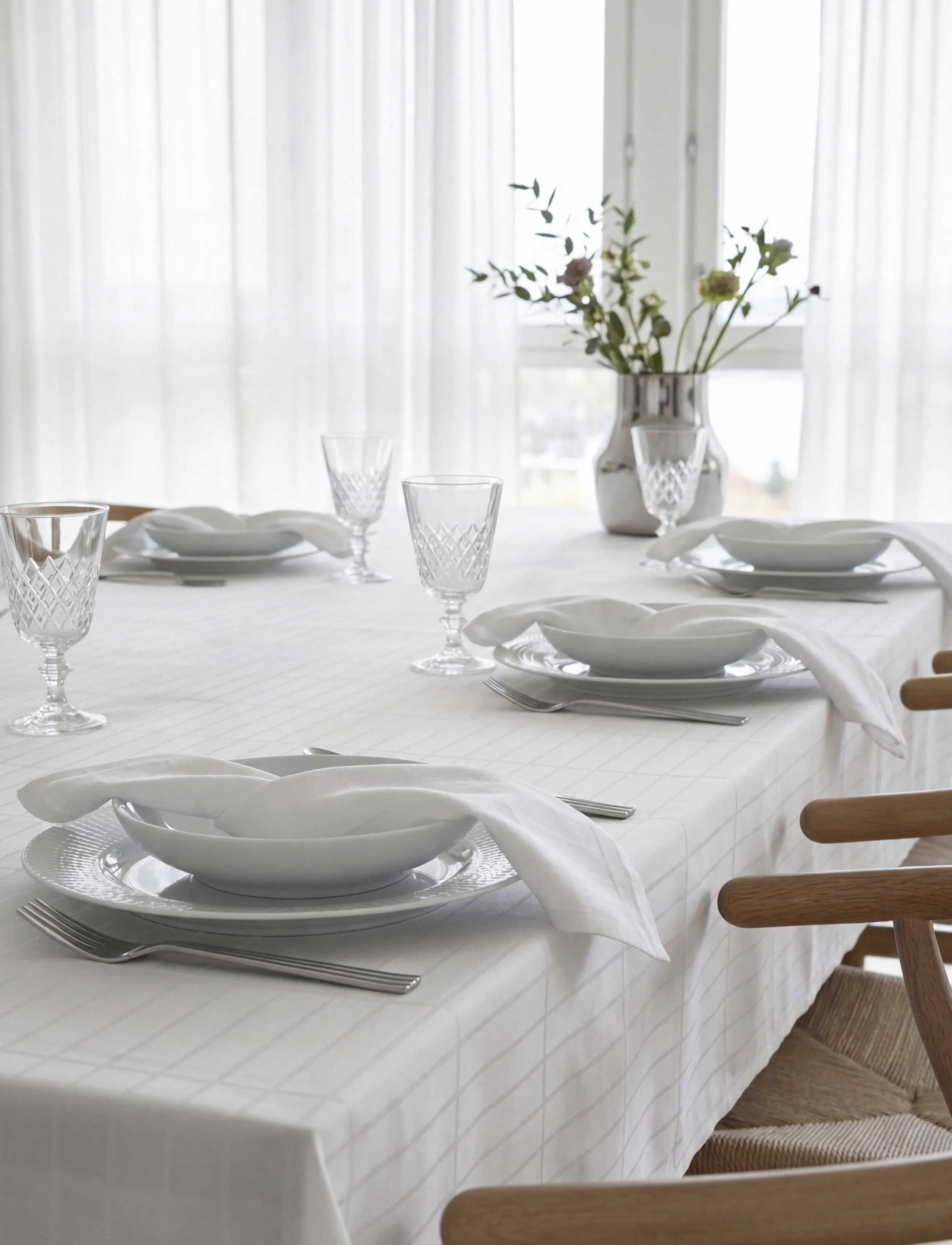 Södahl - Tablecloth Essence – Suite One - white - 5