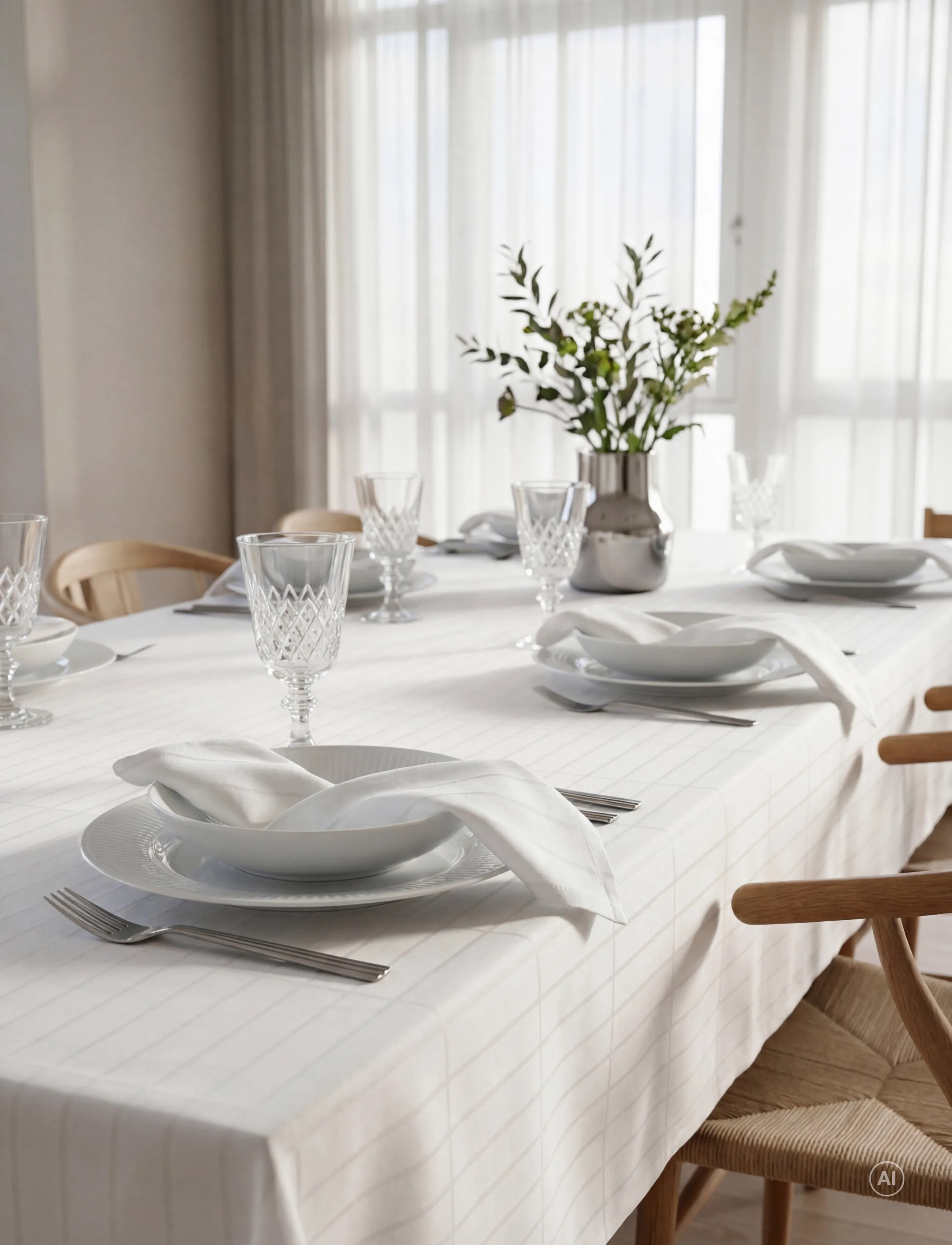 Södahl - Tablecloth Essence – Suite One - white - 5