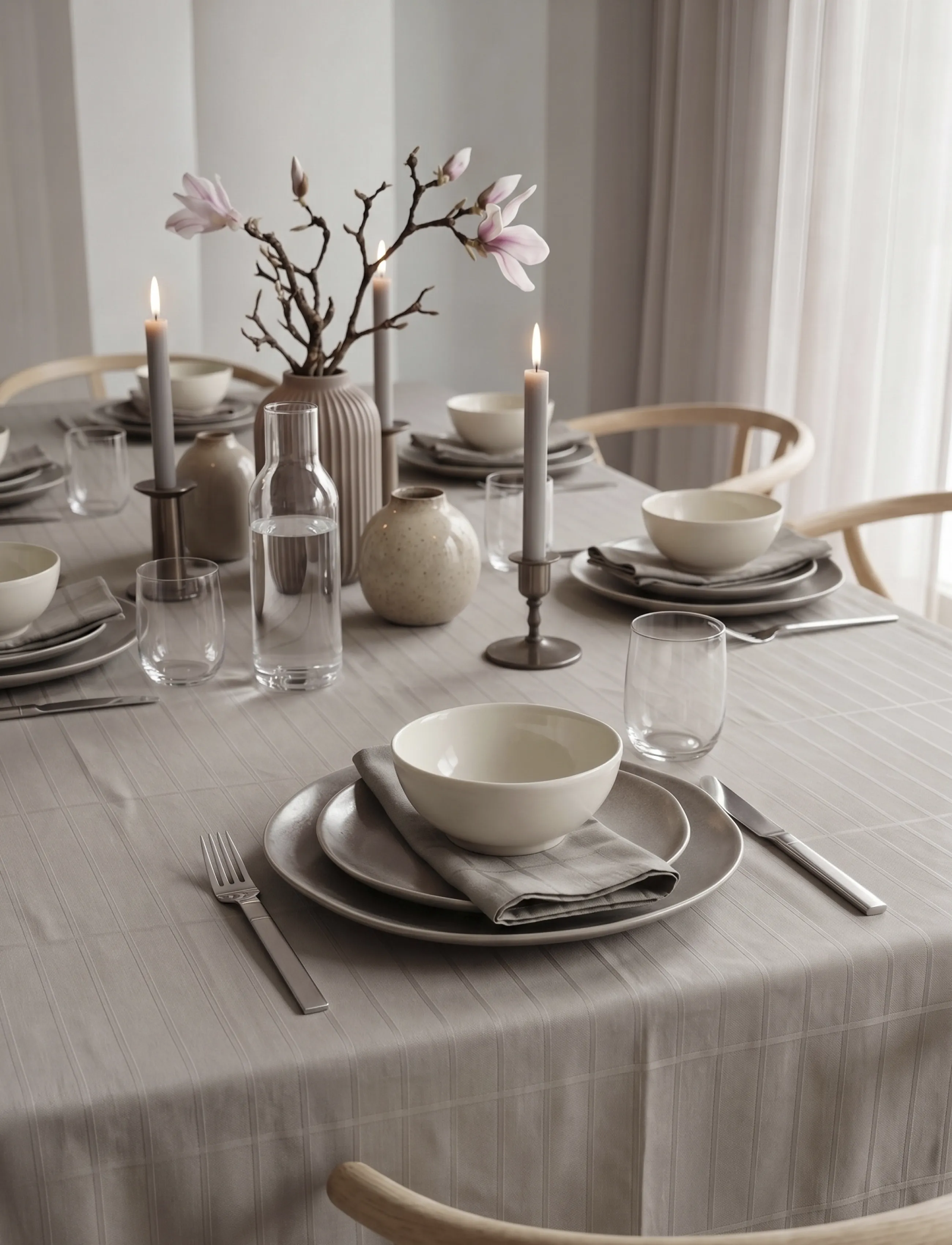 Södahl - Tablecloth Essence – Suite One - brown - 3