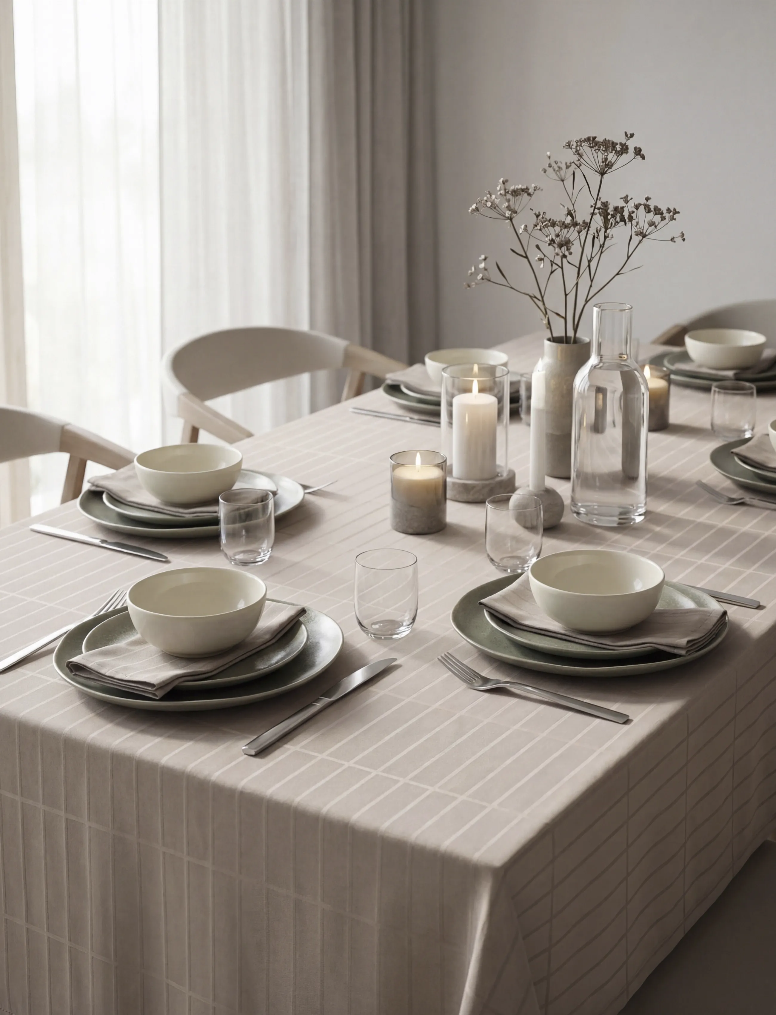 Södahl - Tablecloth Essence – Suite One - brown - 2