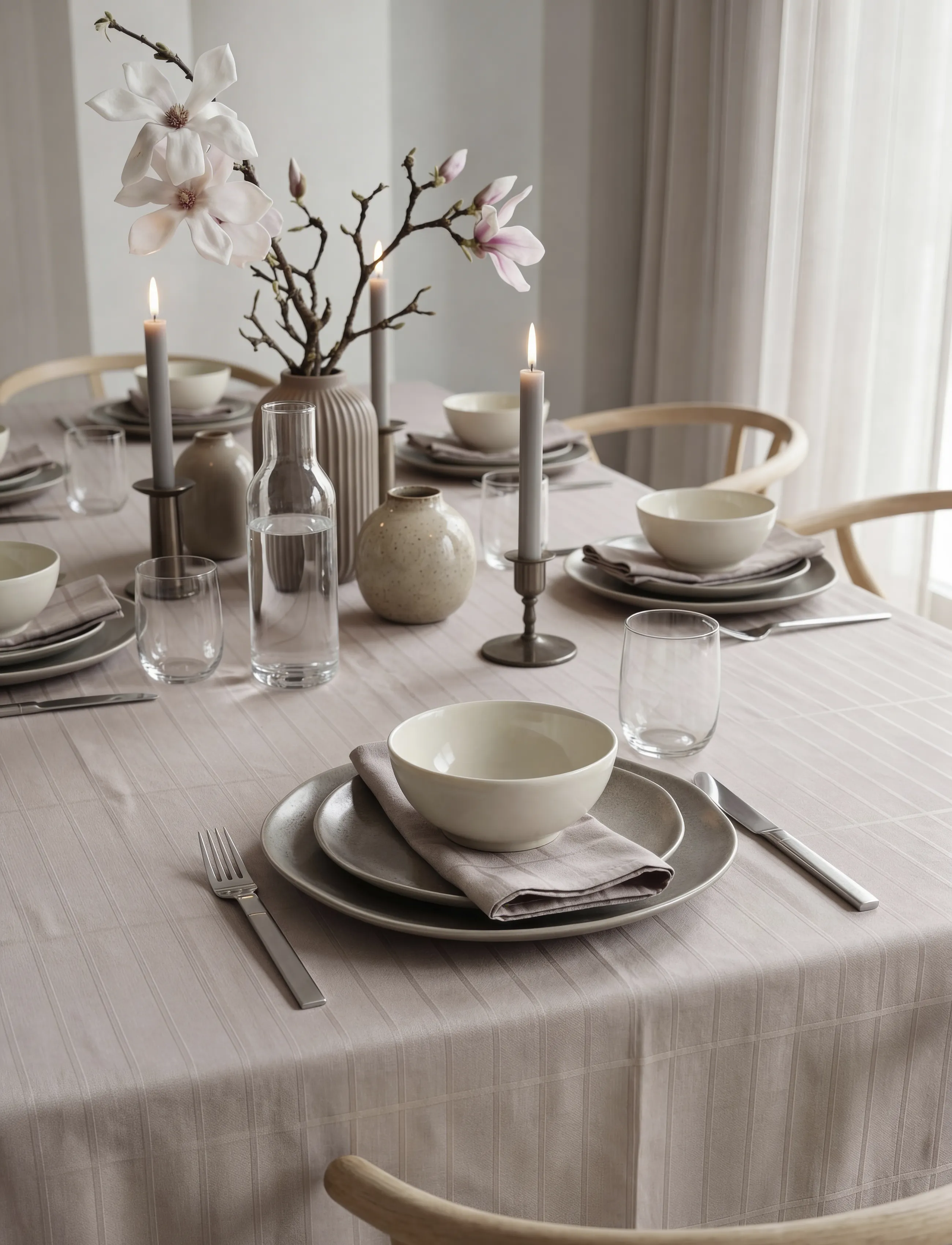 Södahl - Tablecloth Essence – Suite One - brown - 3