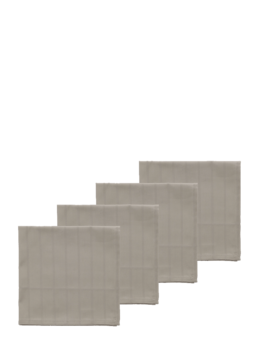 Södahl - Napkins Essence – Suite One 4 pcs - linased ja puuvillased salvrätikud - brown - 1