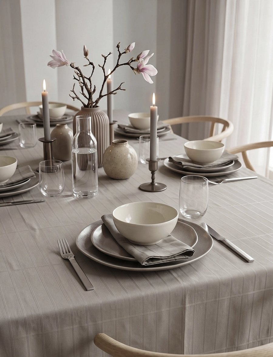 Södahl - Napkins Essence – Suite One 4 pcs - linased ja puuvillased salvrätikud - brown - 2