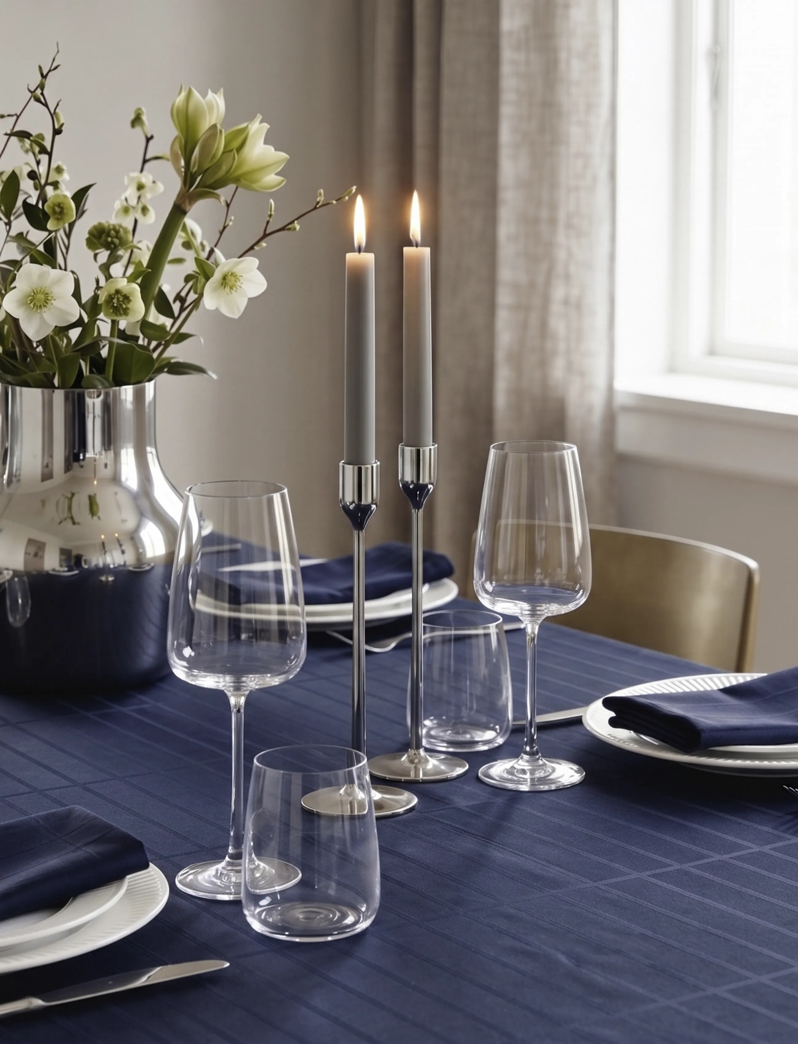 Södahl - Tablecloth Essence – Suite One - blue - 2